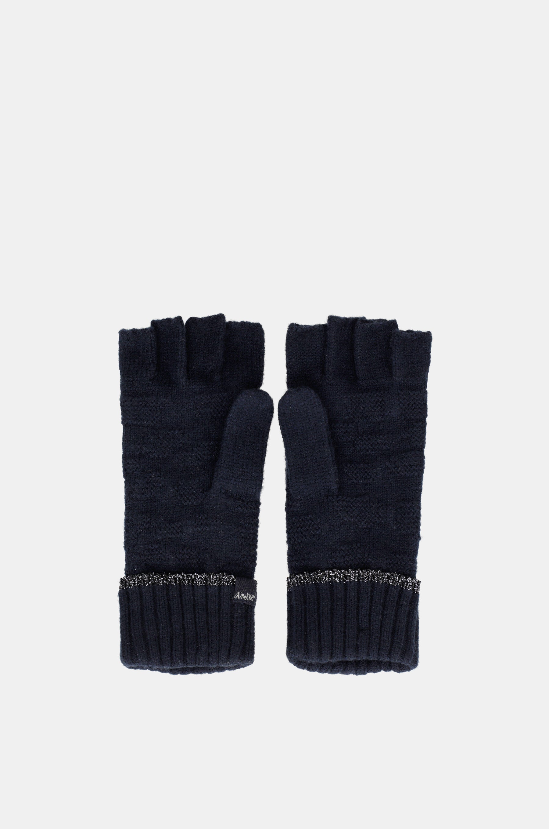 Marineblaue Fäustlinge