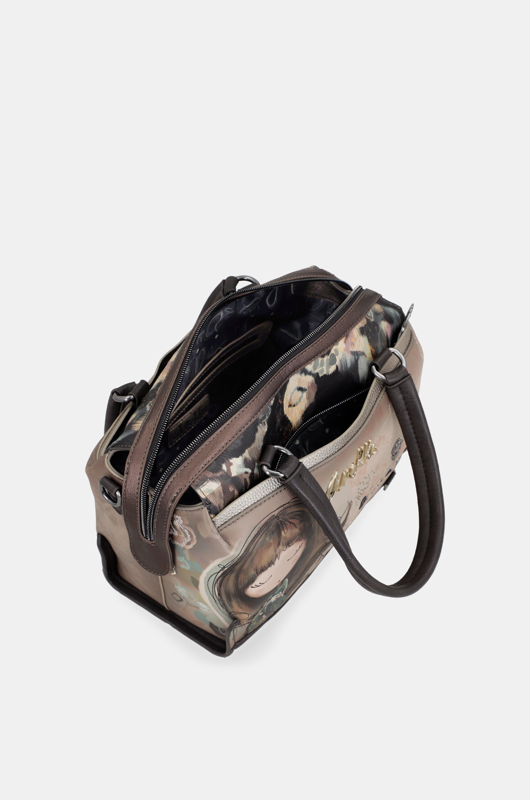 Handtasche Real mittelgroß