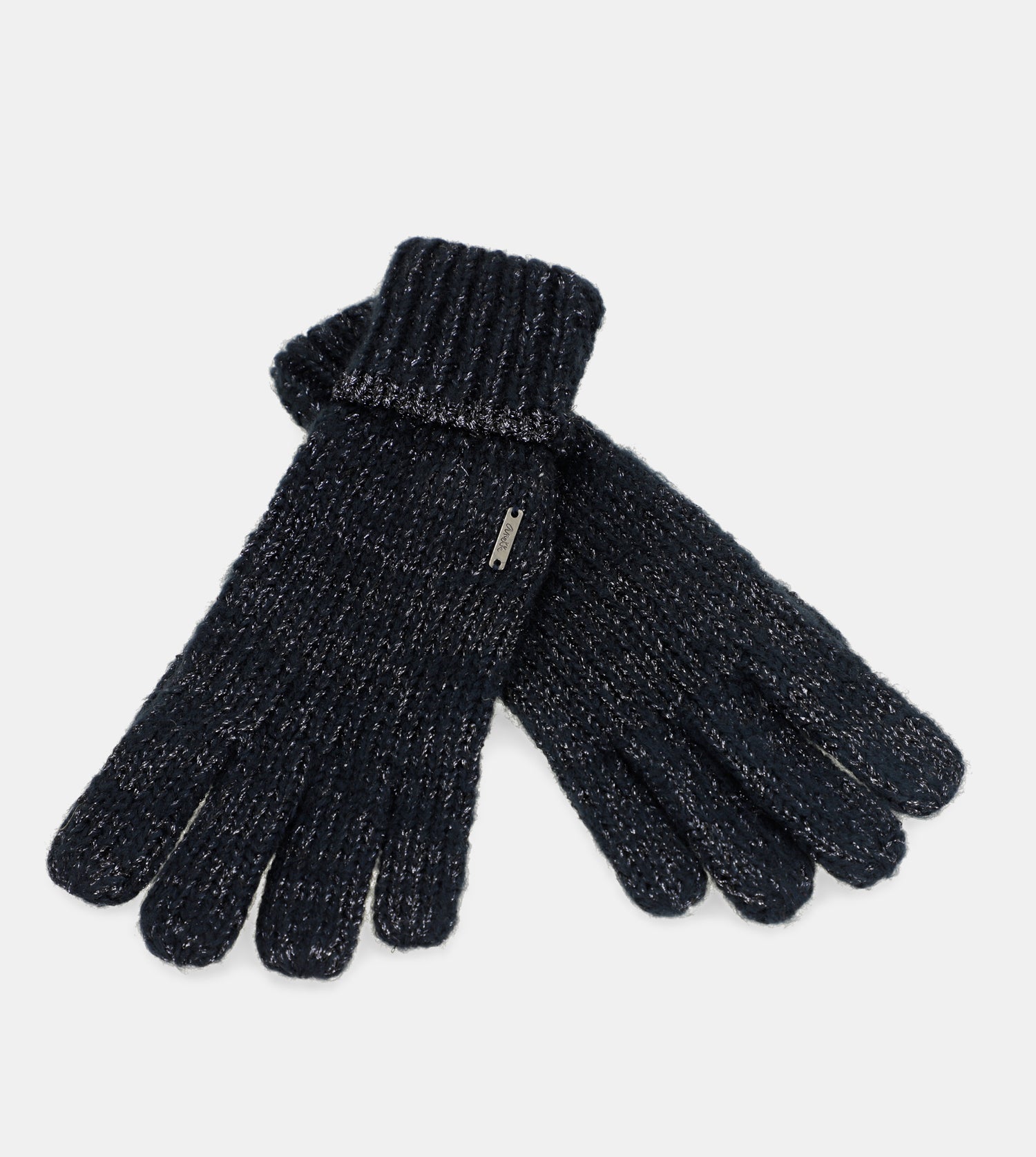 Marineblaue Logomania-Handschuhe