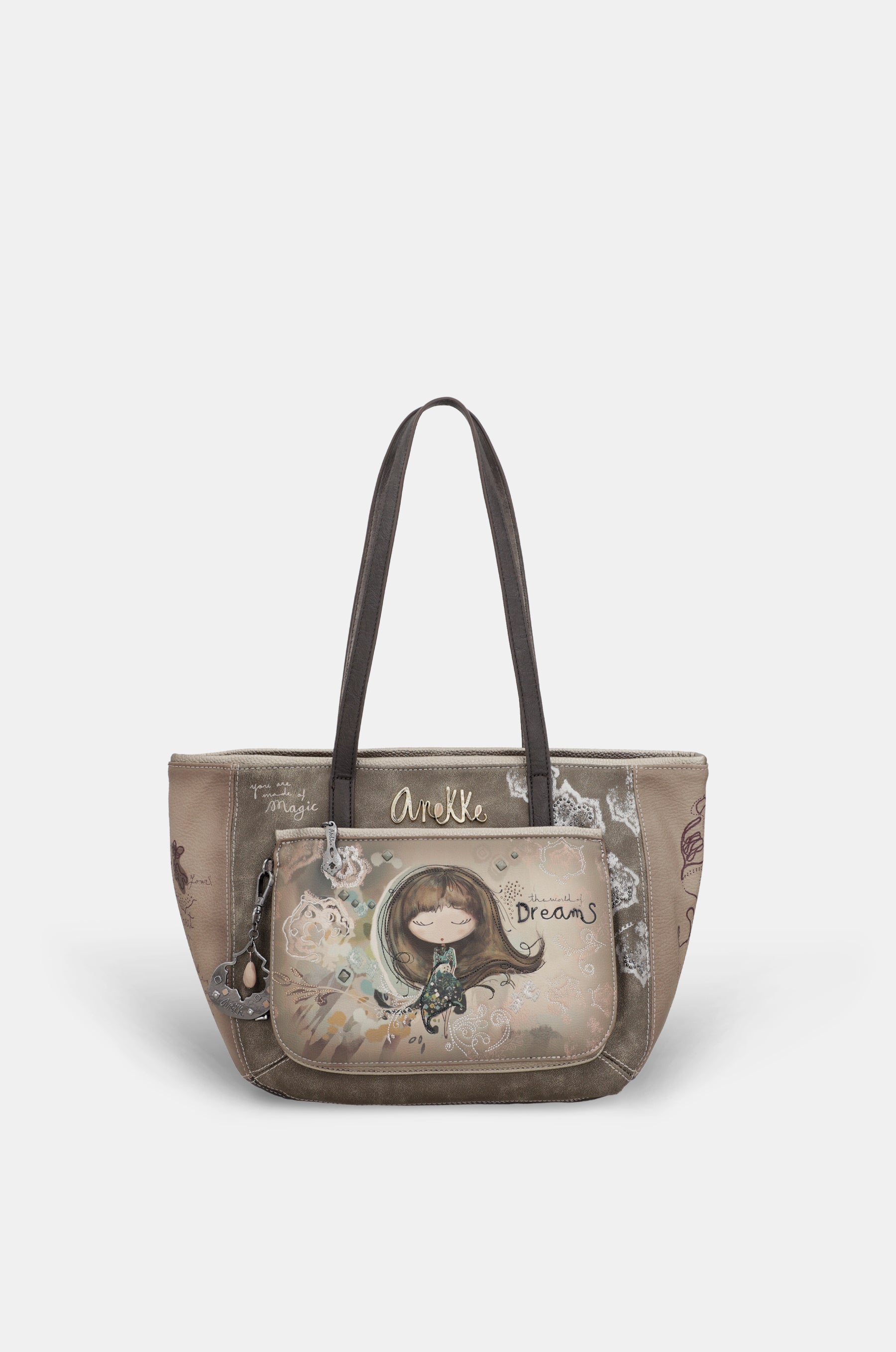 Schultertasche Real groß