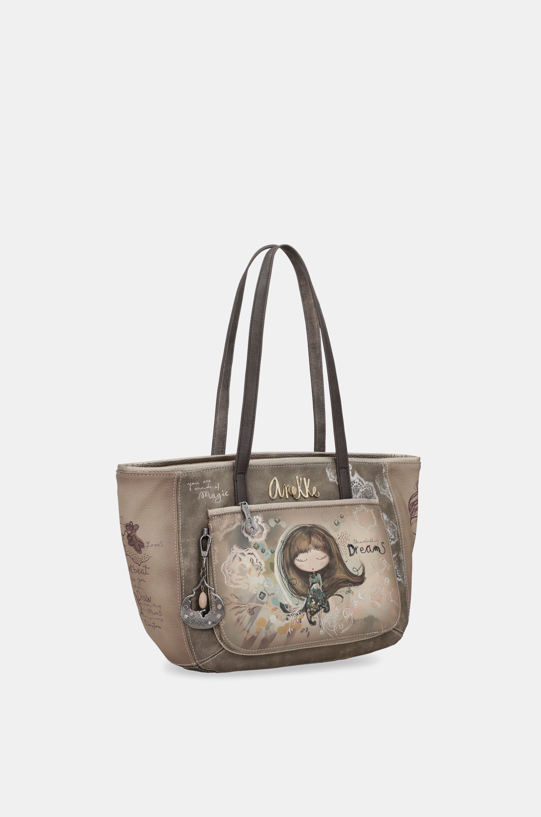 Schultertasche Real groß