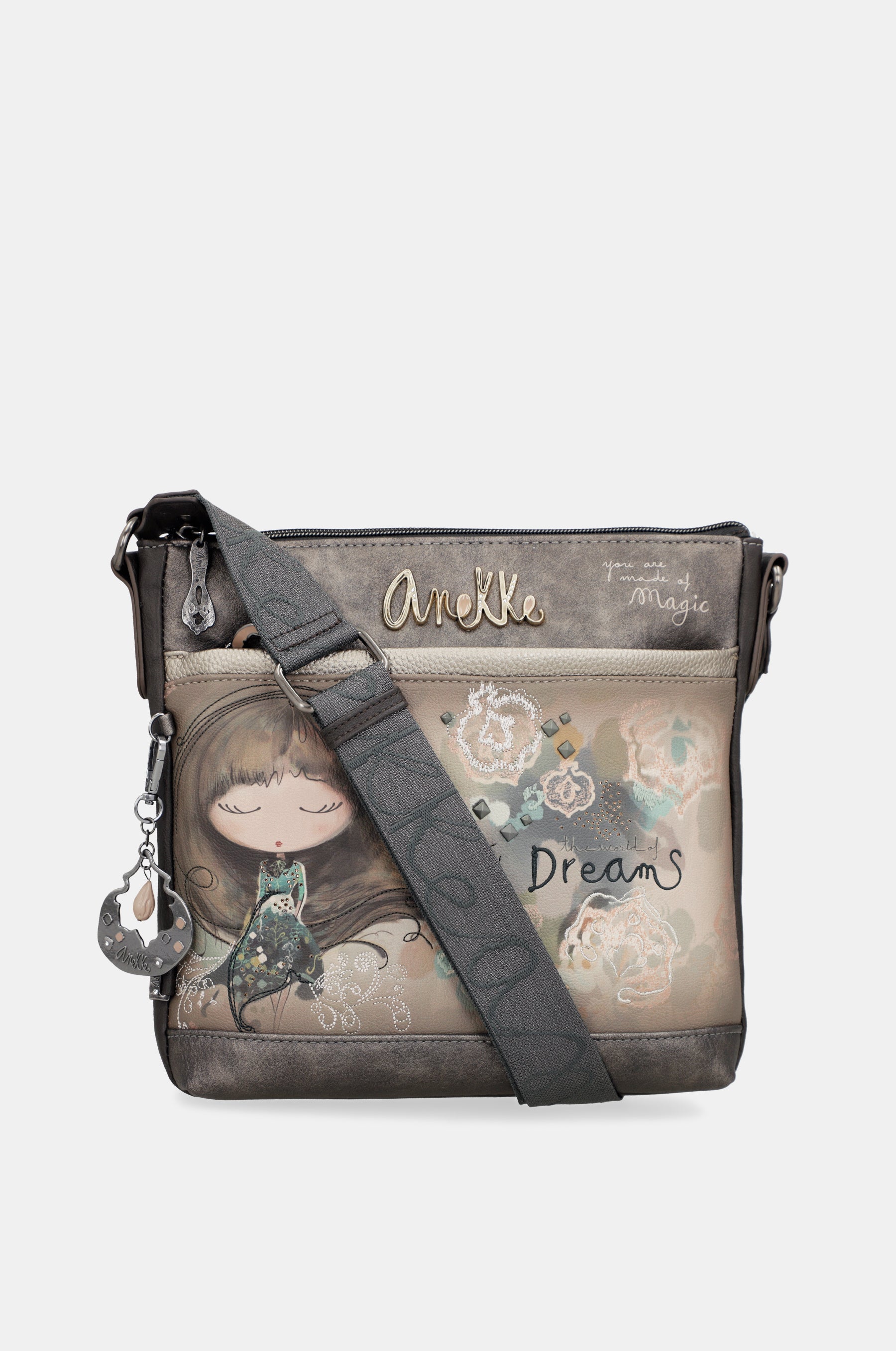 Umhängetasche mit Vorderfach Real