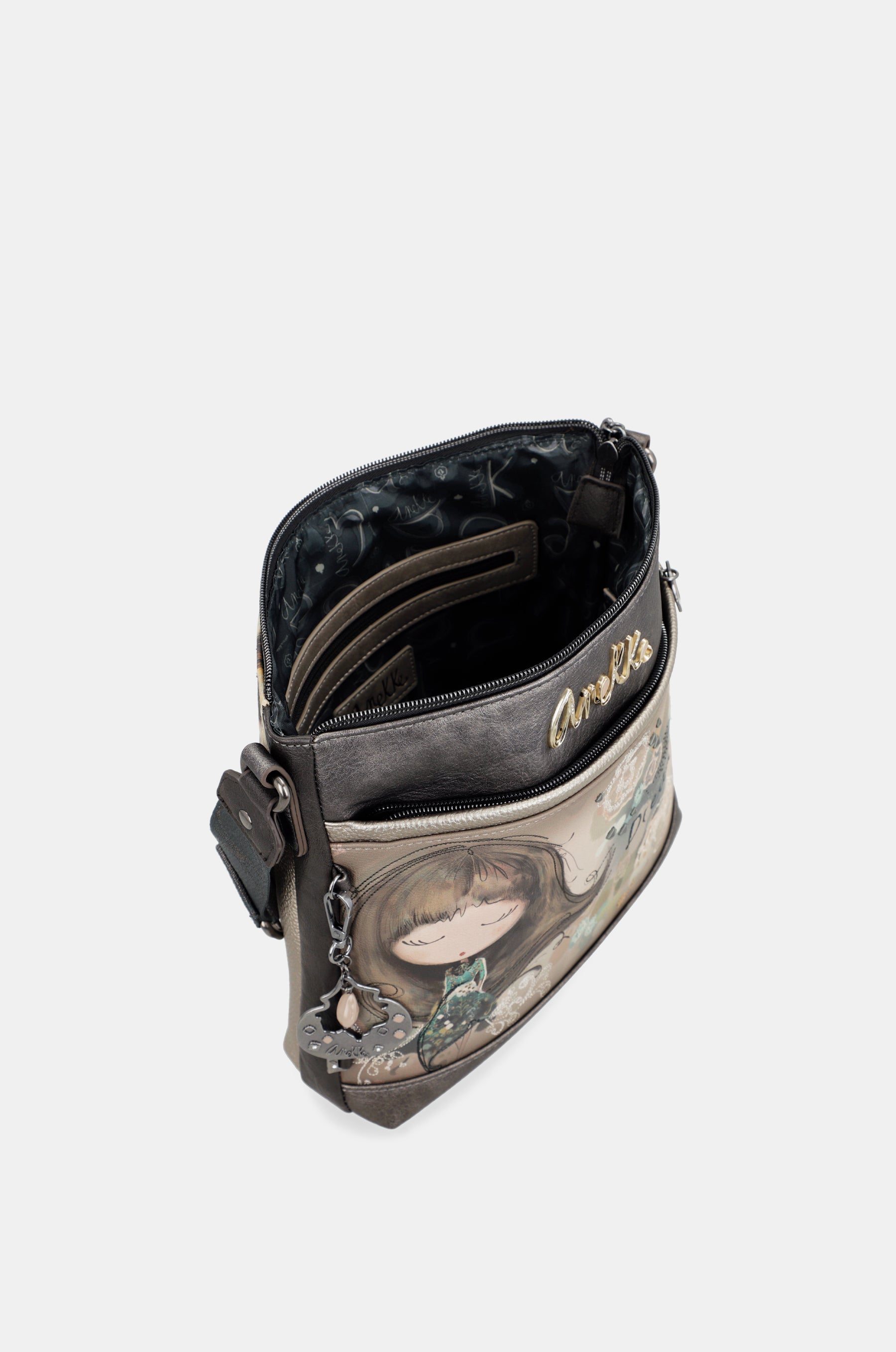 Umhängetasche mit Vorderfach Real