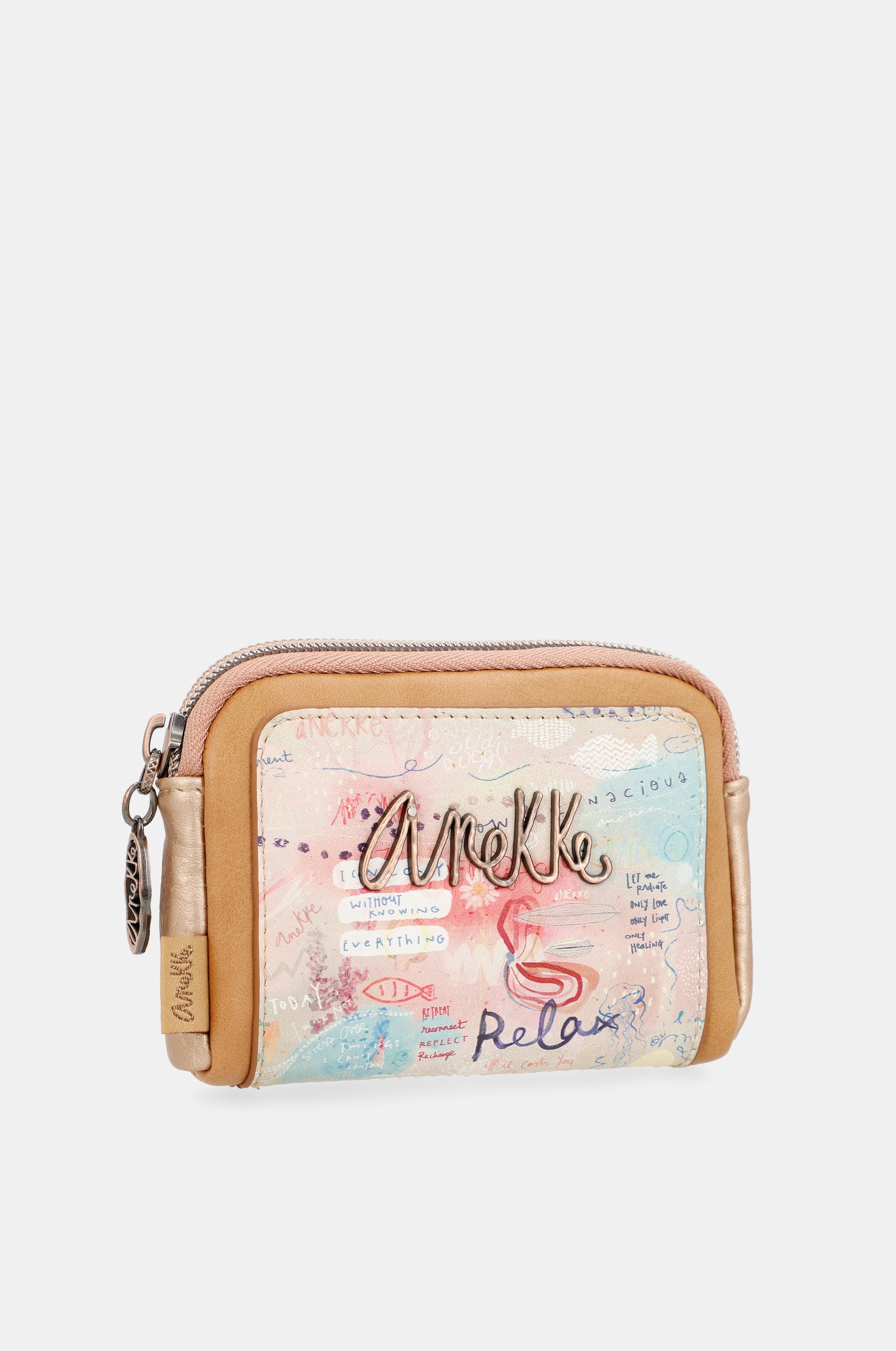 Geldbörse mit „Slow Life“-Aufdruck