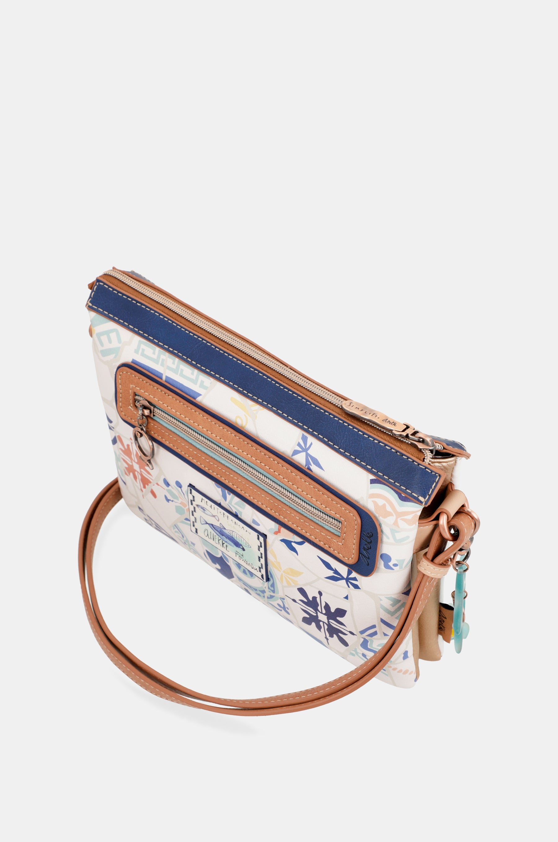 Sunrise Schultertasche mit drei Fächern Anekke