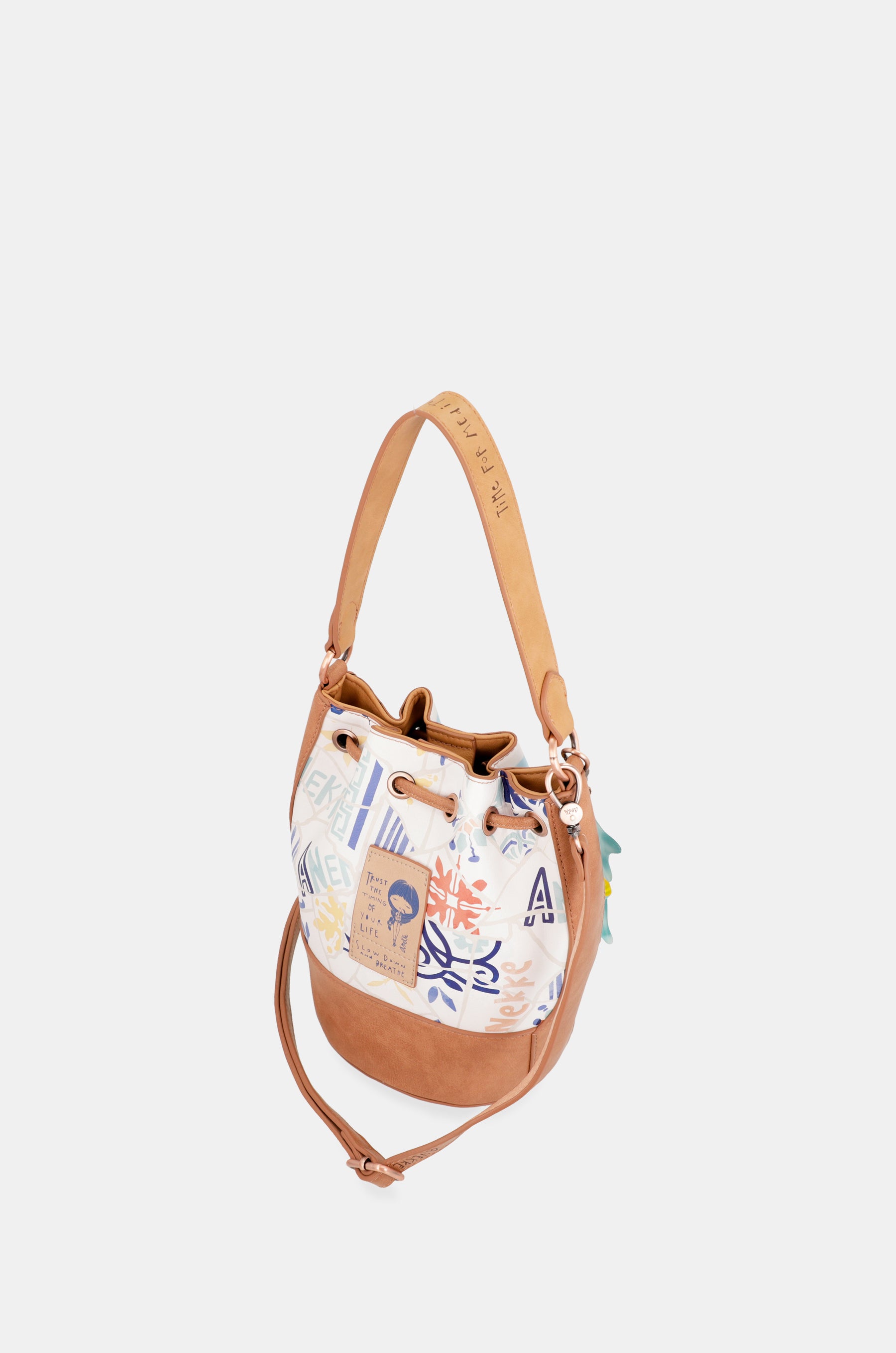Sunrise Schultertasche mit drei Fächern