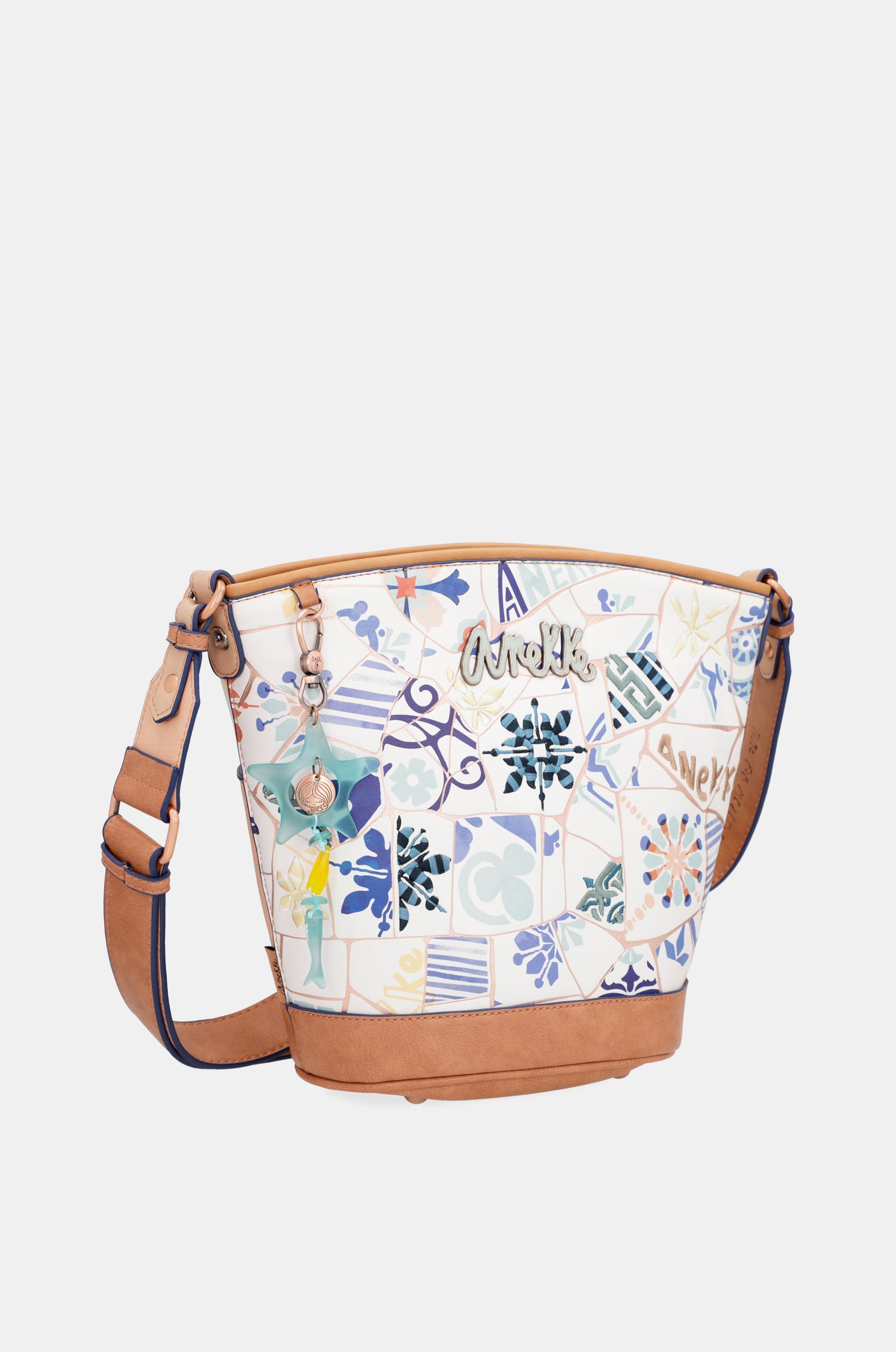 Ovale Schultertasche Sunrise