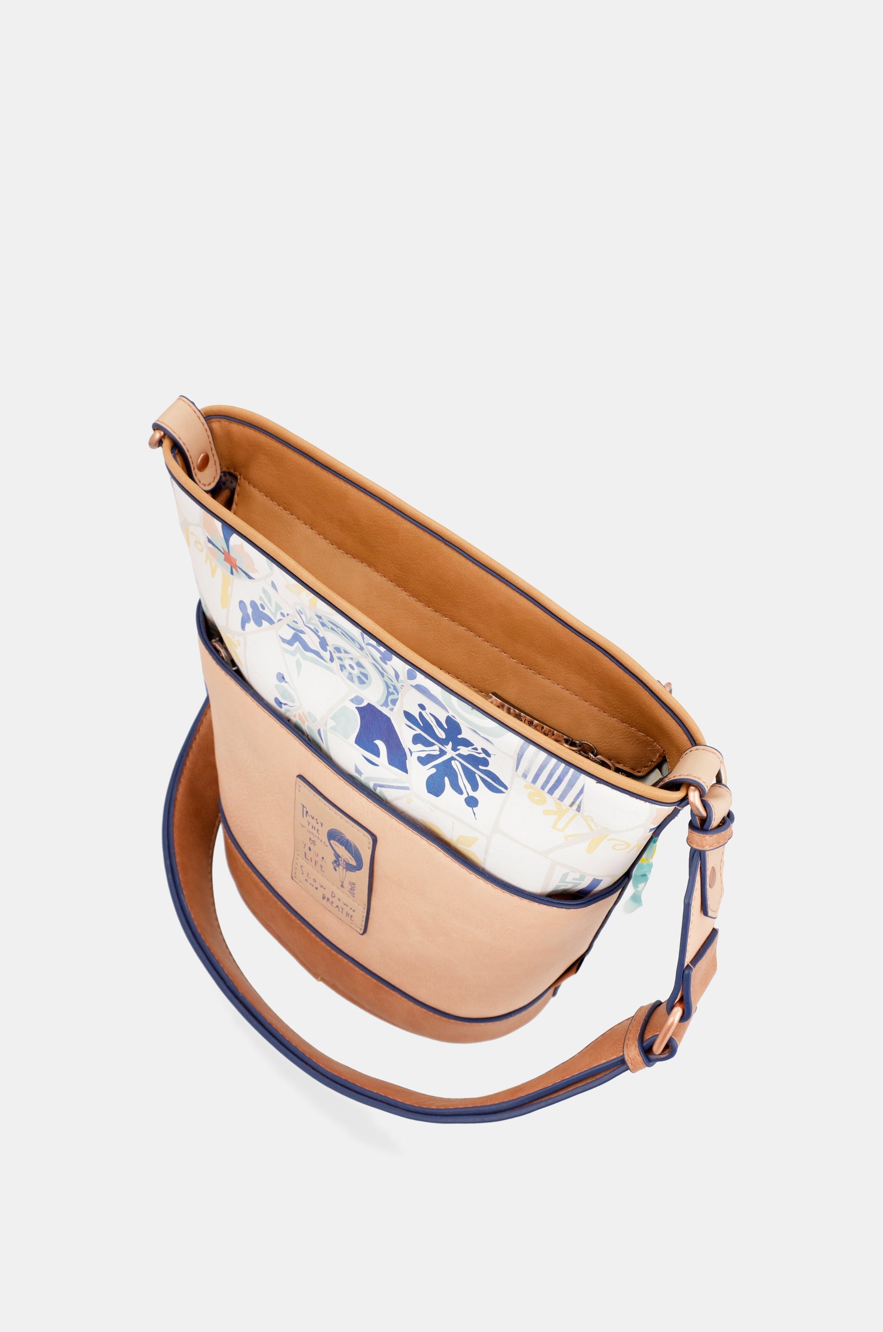 Ovale Schultertasche Sunrise