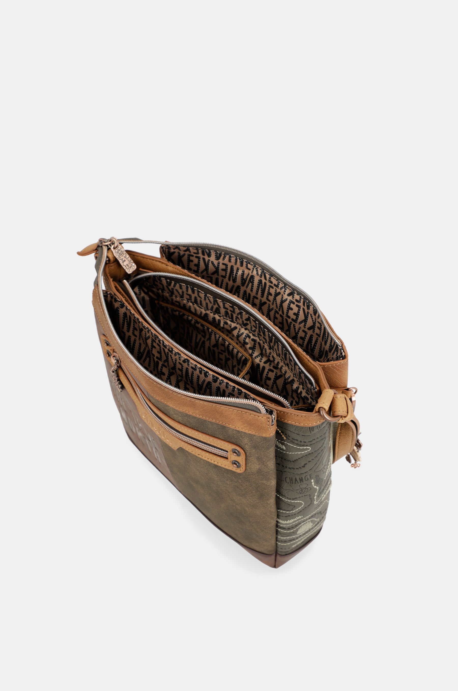 Schultertasche mit „The Forest“-Print
