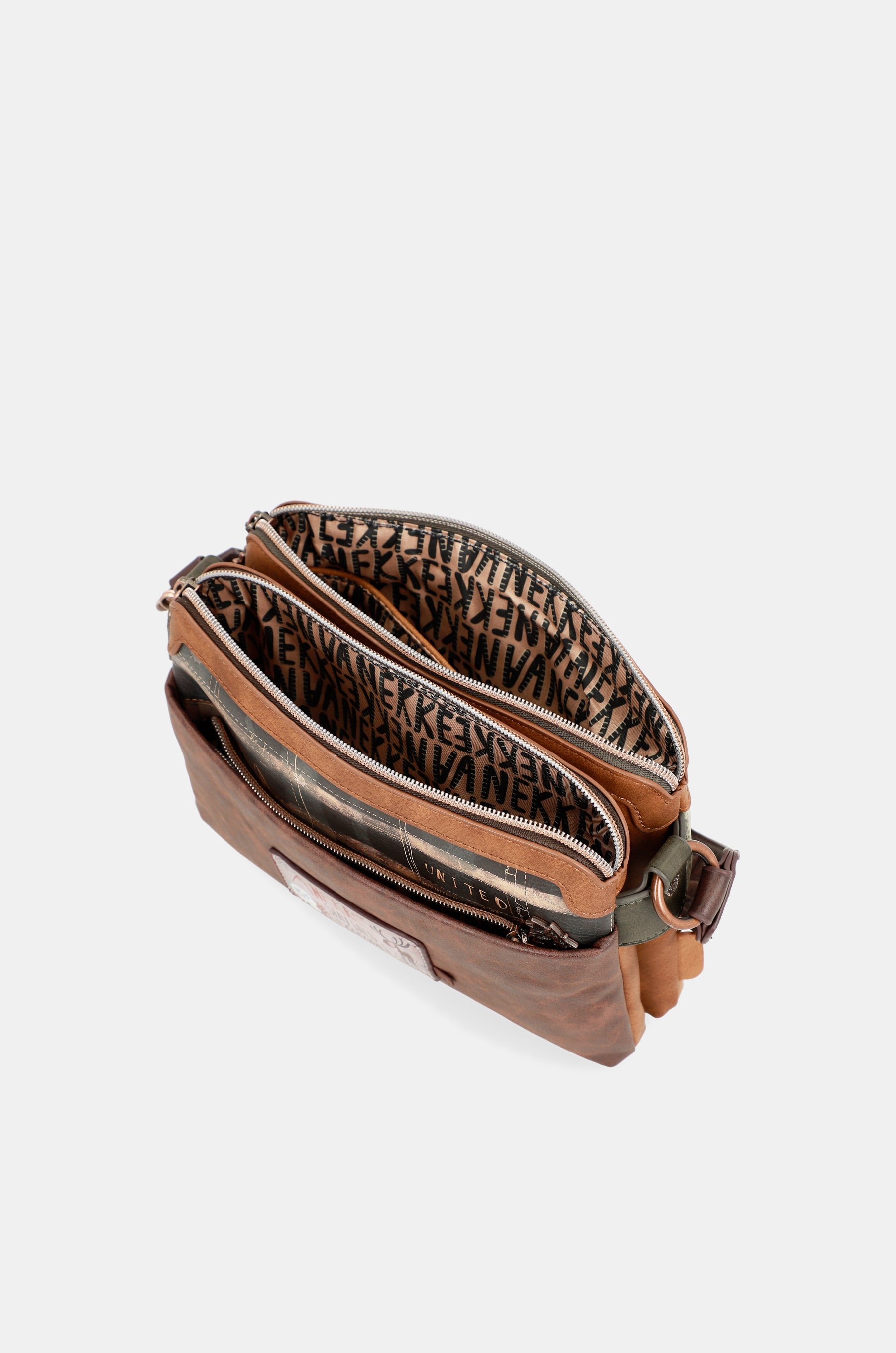 The Forest Schultertasche mit zwei Fächern