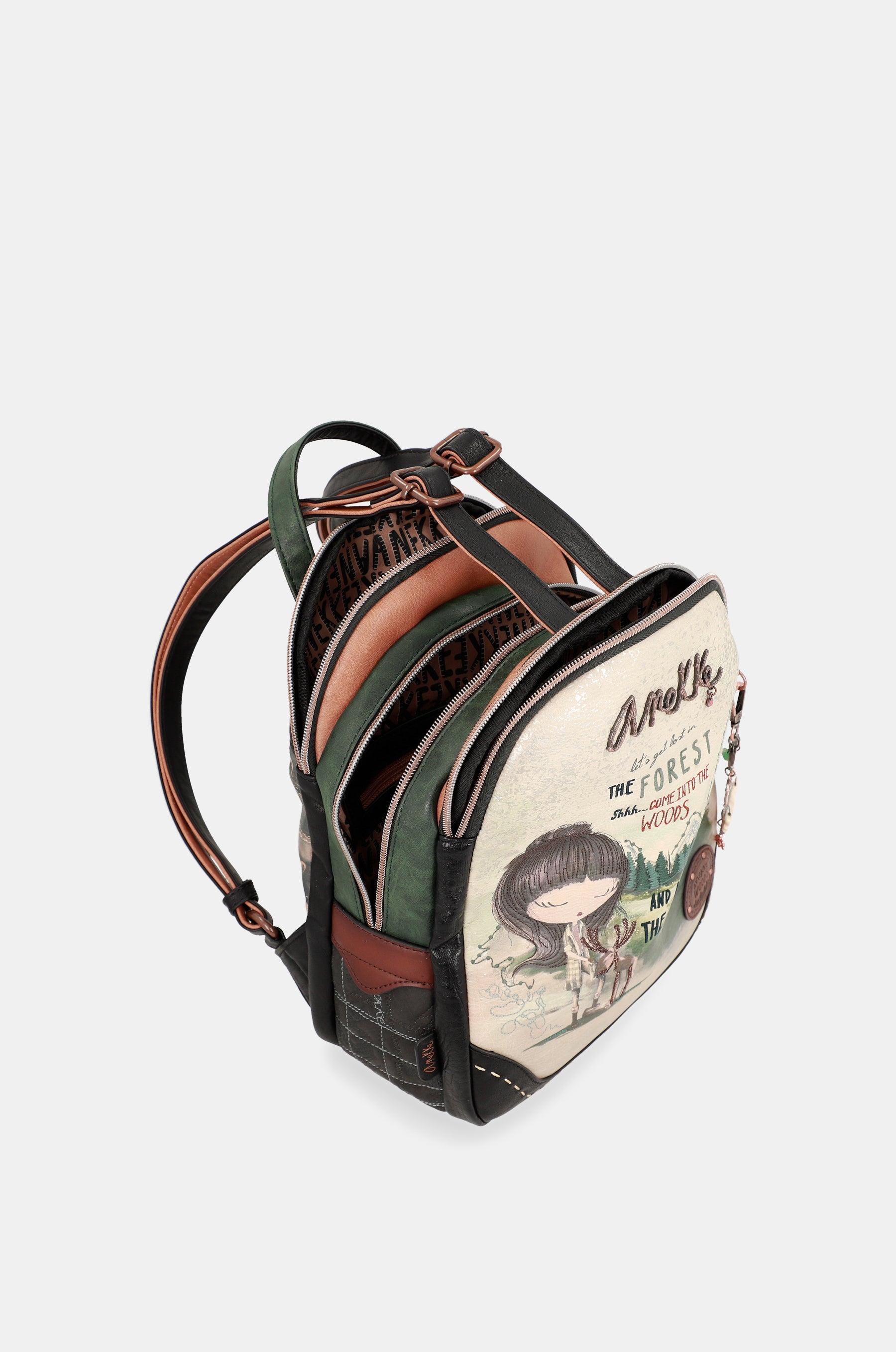 Der Forest Rucksack mit drei Fächern