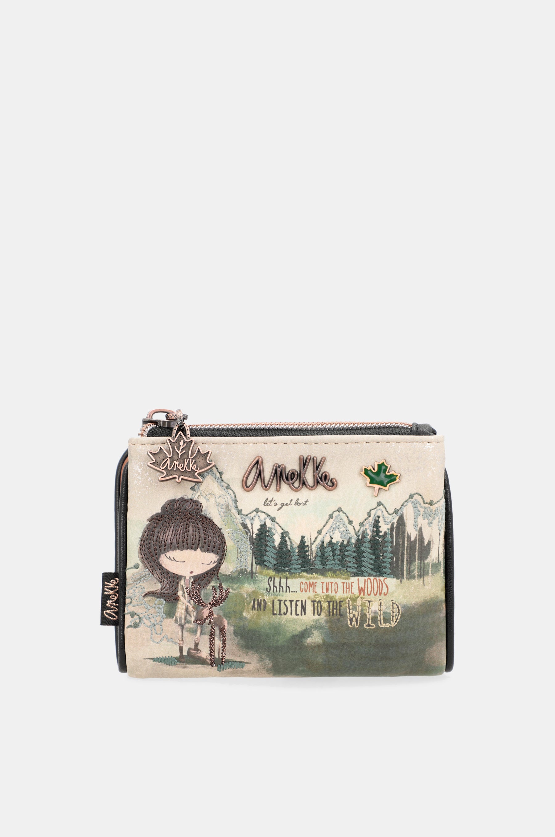 Kleine Brieftasche The Forest aus flexiblem Material