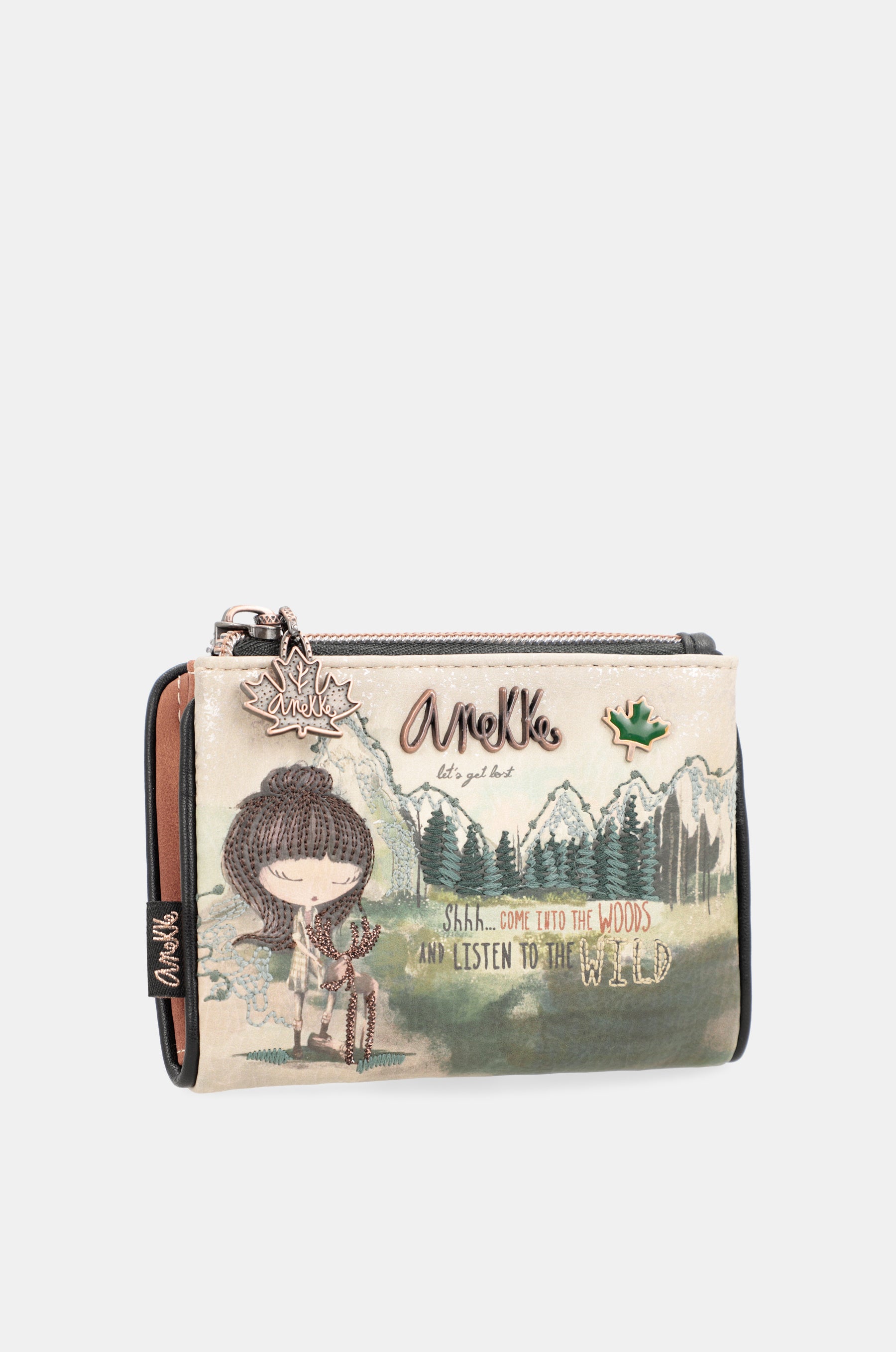 Kleine Brieftasche The Forest aus flexiblem Material