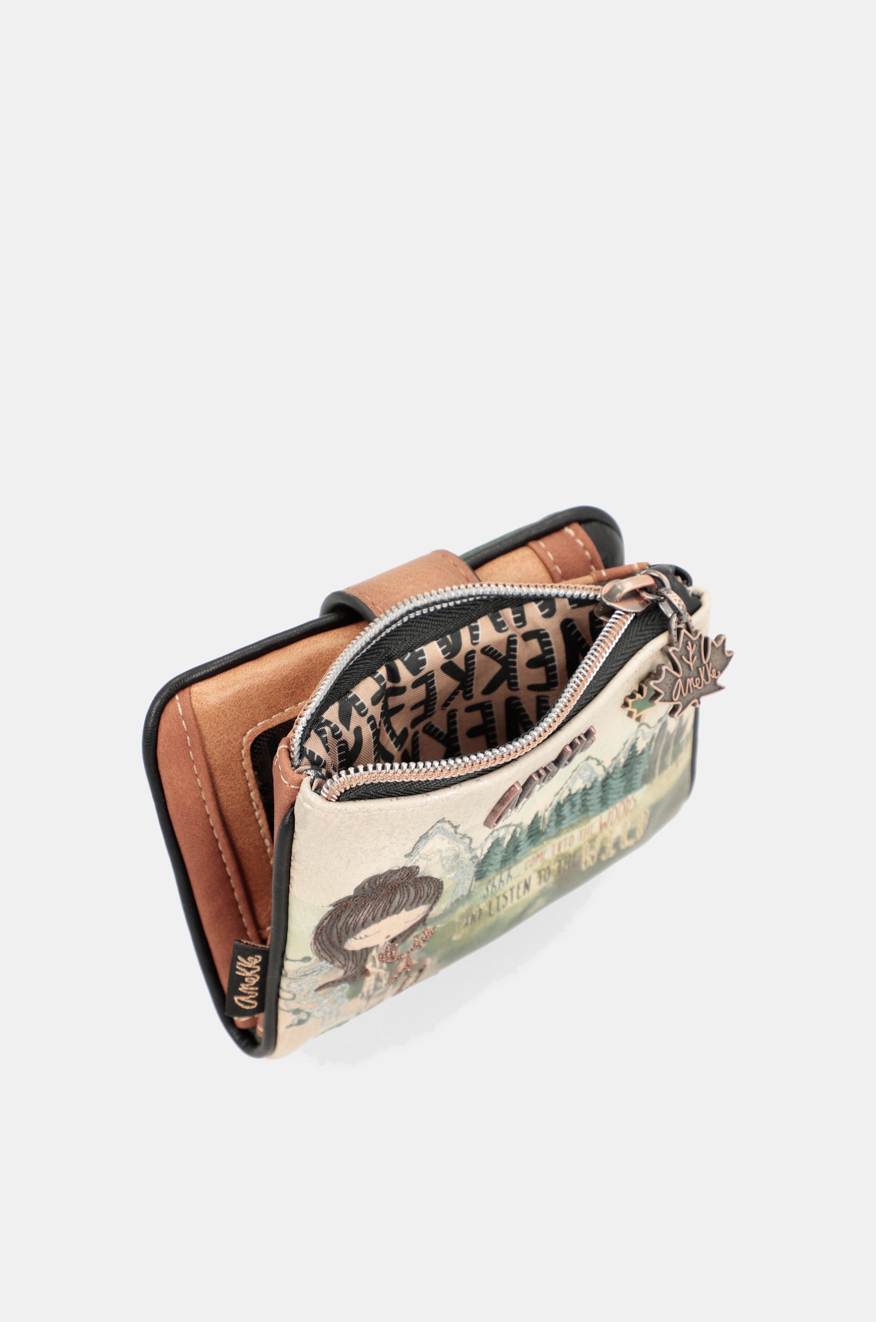 Kleine Brieftasche The Forest aus flexiblem Material