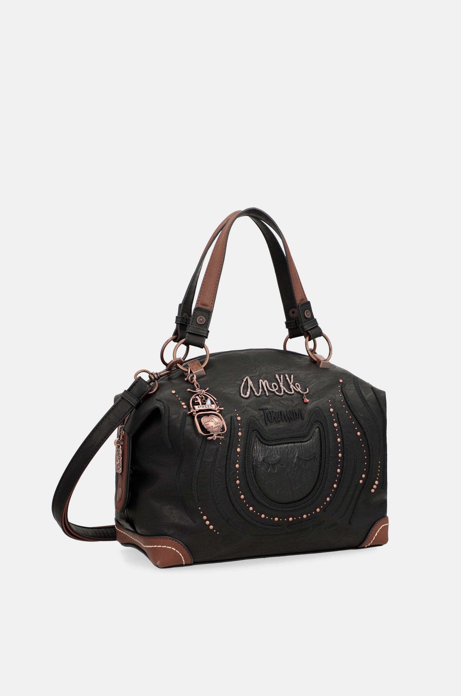 Wild schwarze Bowlingtasche