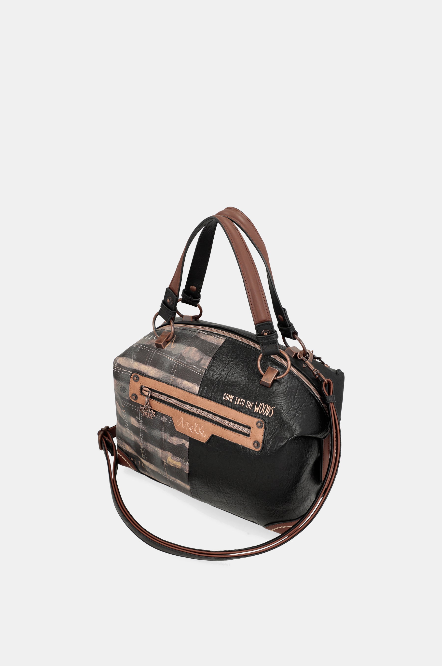 Wild schwarze Bowlingtasche