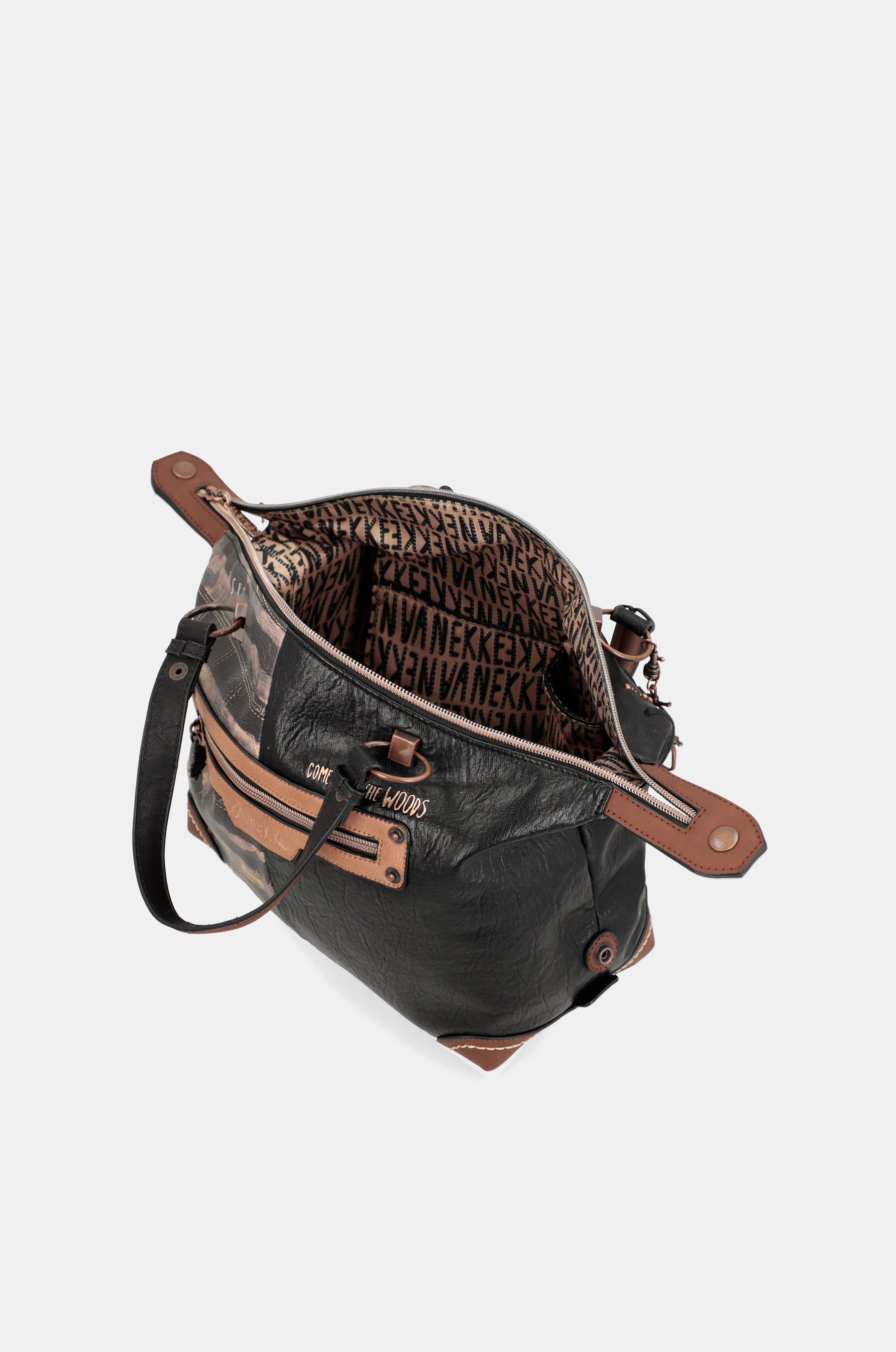 Wild schwarze Bowlingtasche