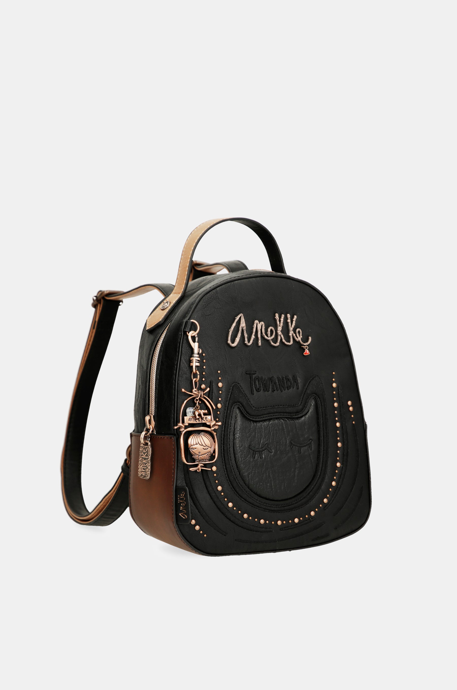 Wild kleiner schwarzer Rucksack