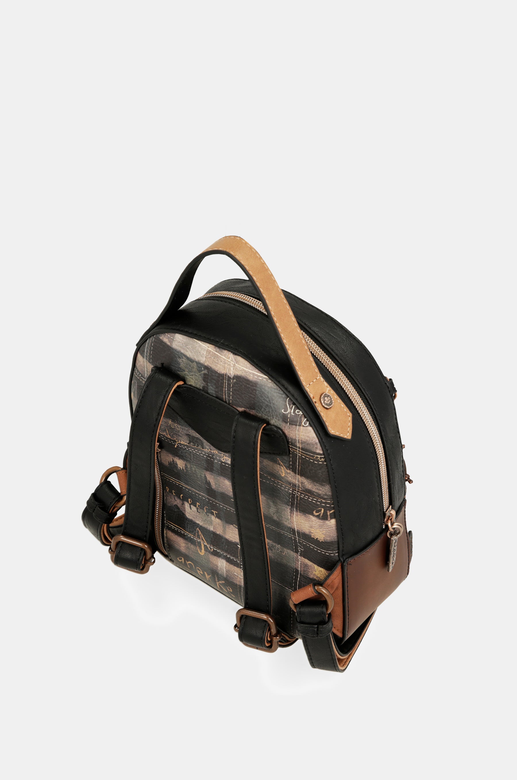 Wild kleiner schwarzer Rucksack