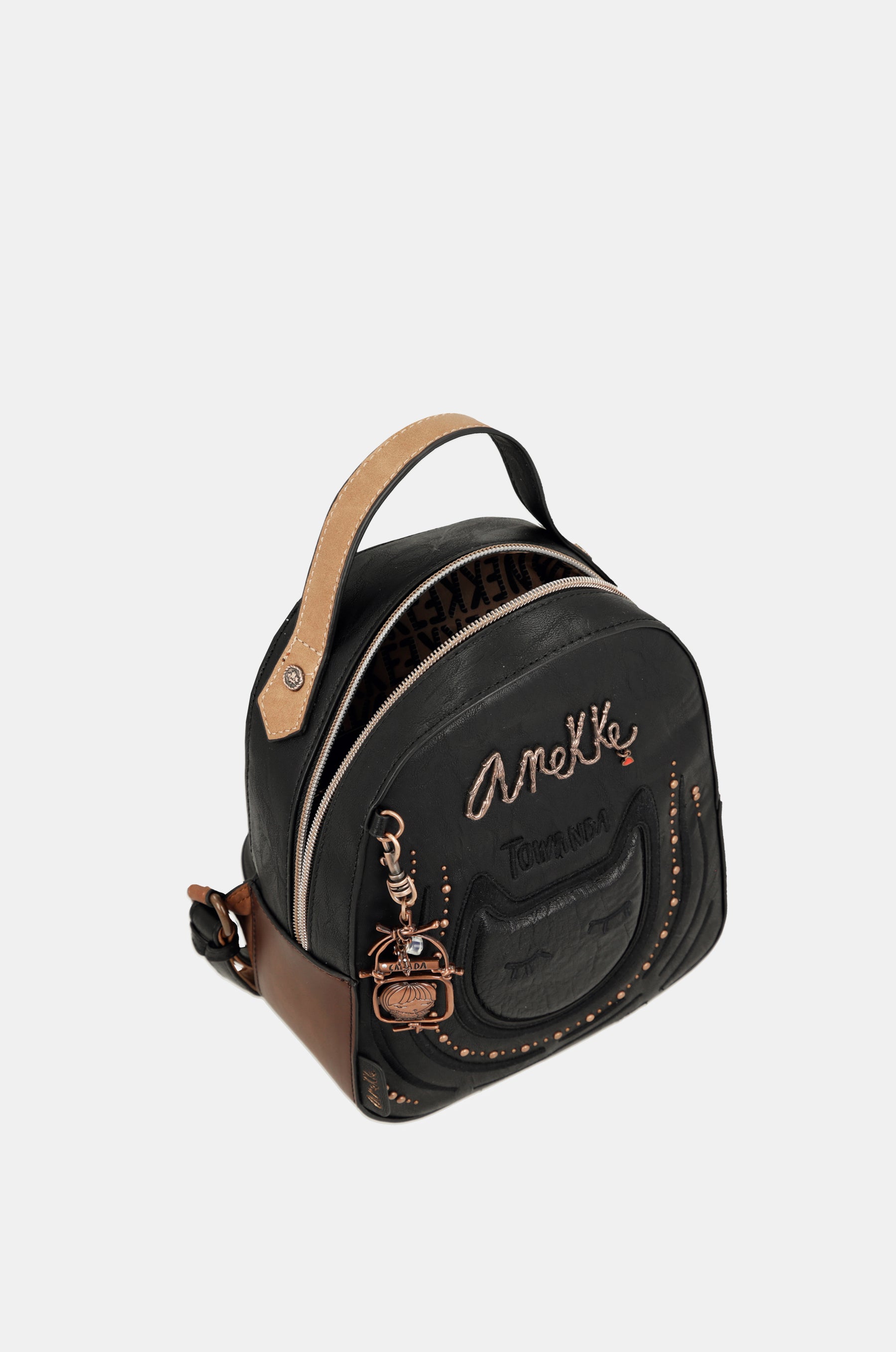 Wild kleiner schwarzer Rucksack