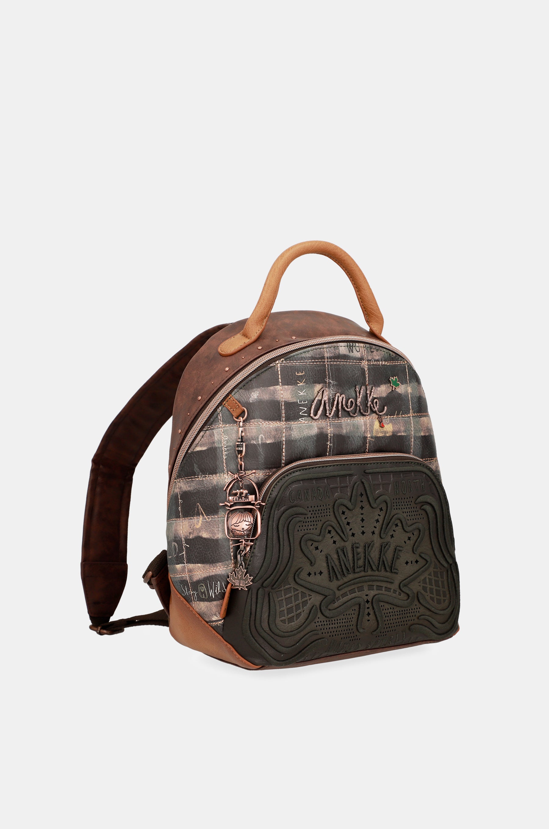 Wild karierter Rucksack