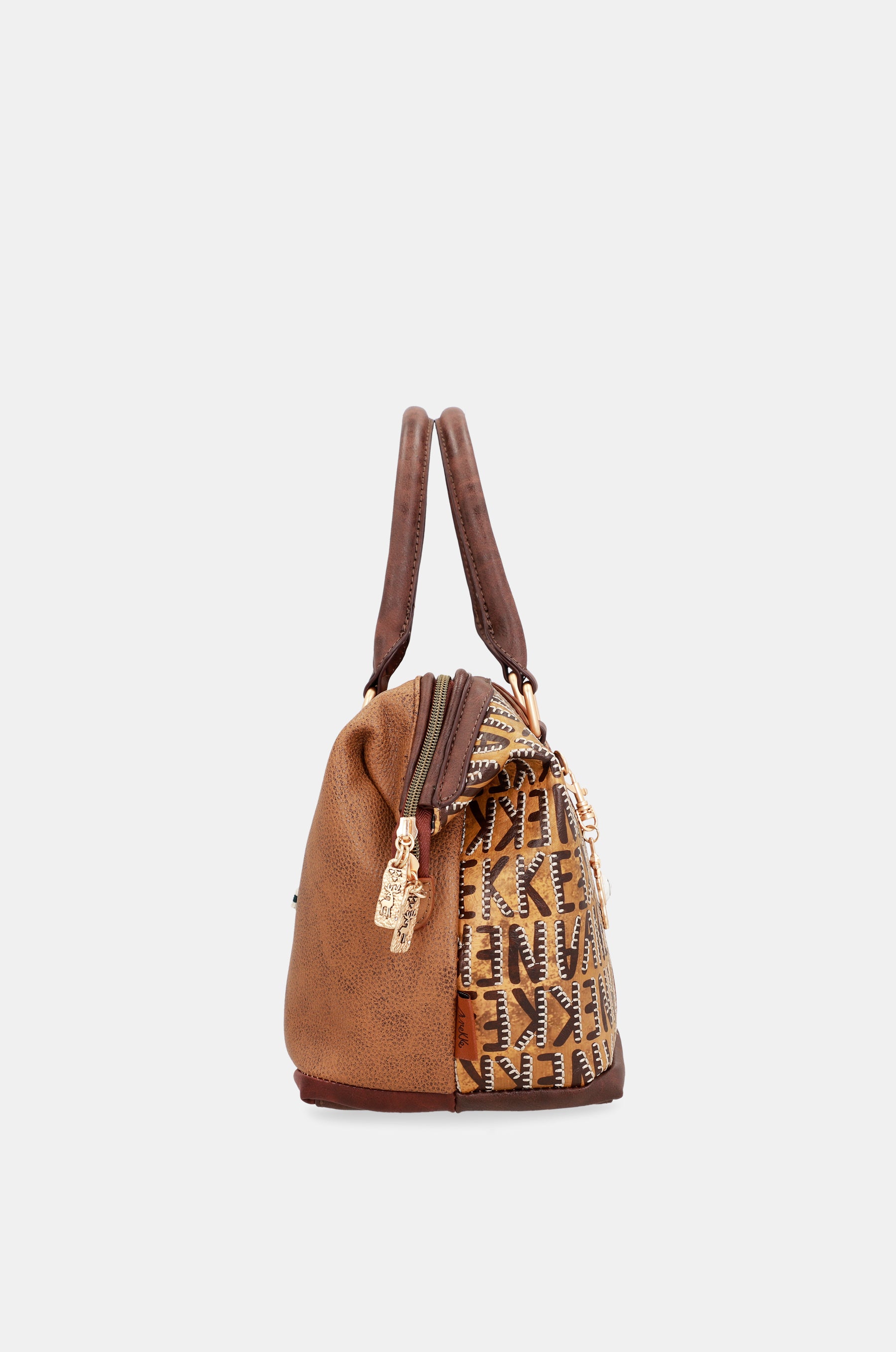 Bowlingtasche Urban in Braun mit Logo