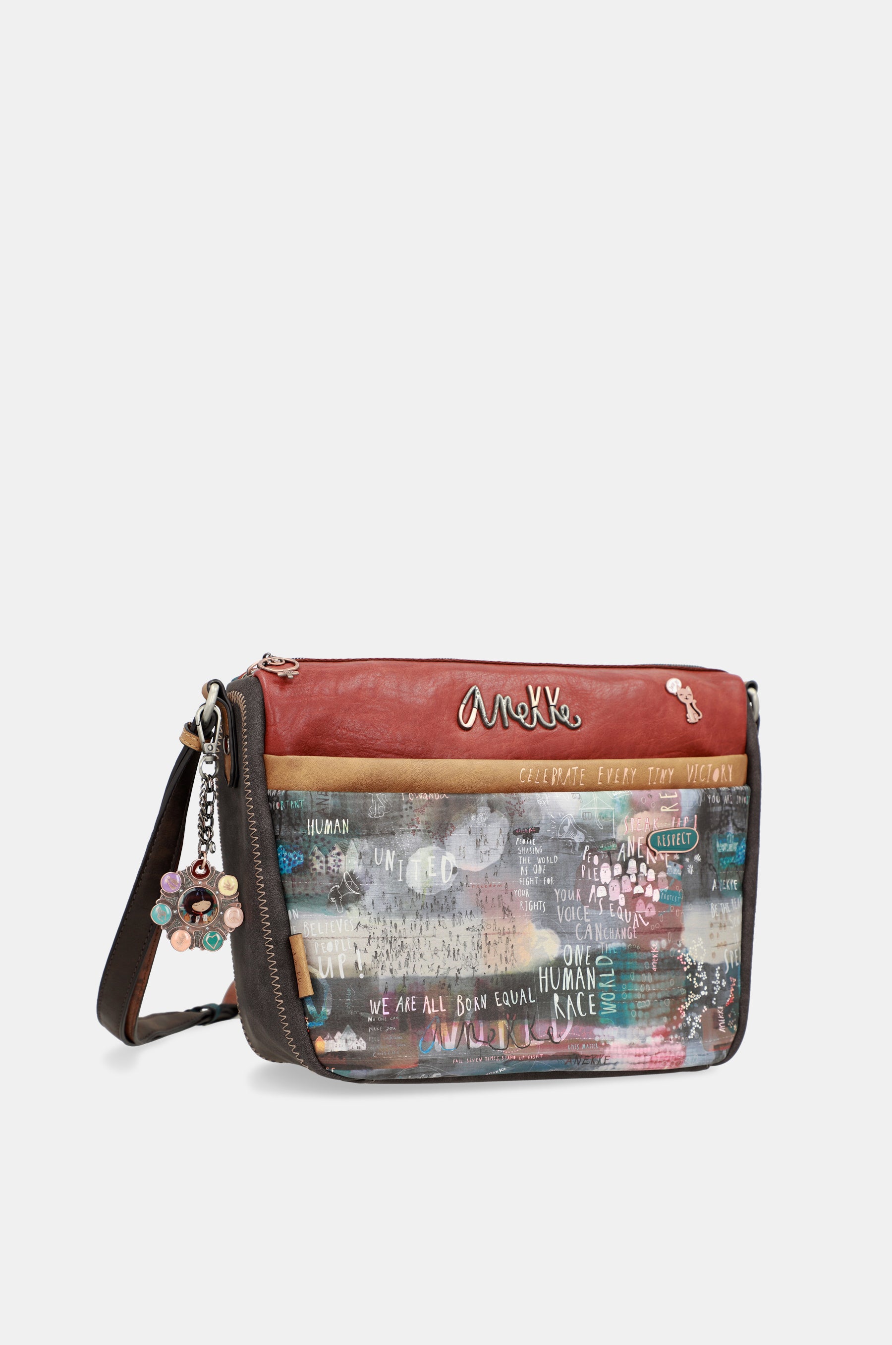 Respect große Umhängetasche mit Taschen