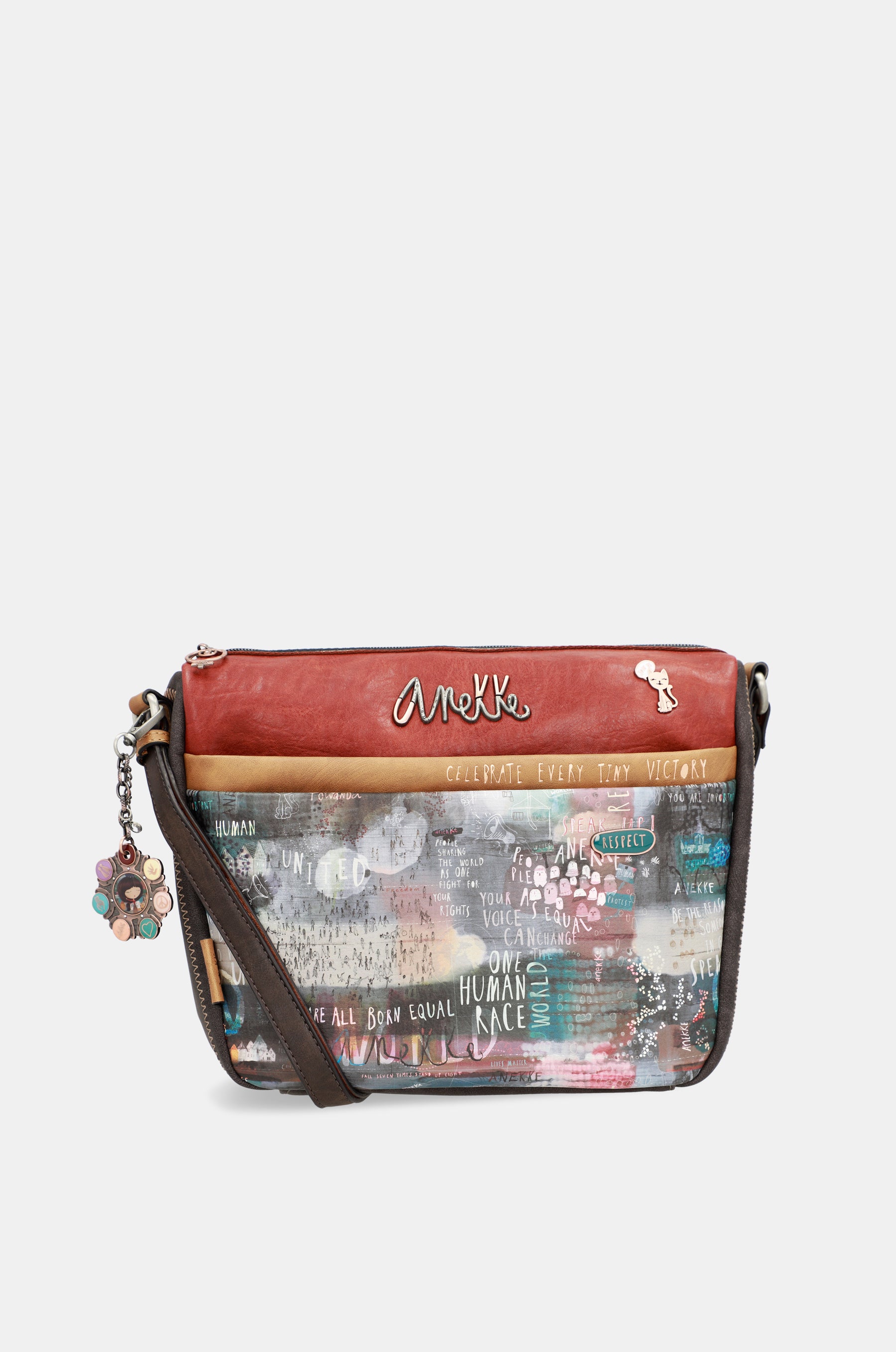 Respect große Umhängetasche mit Taschen