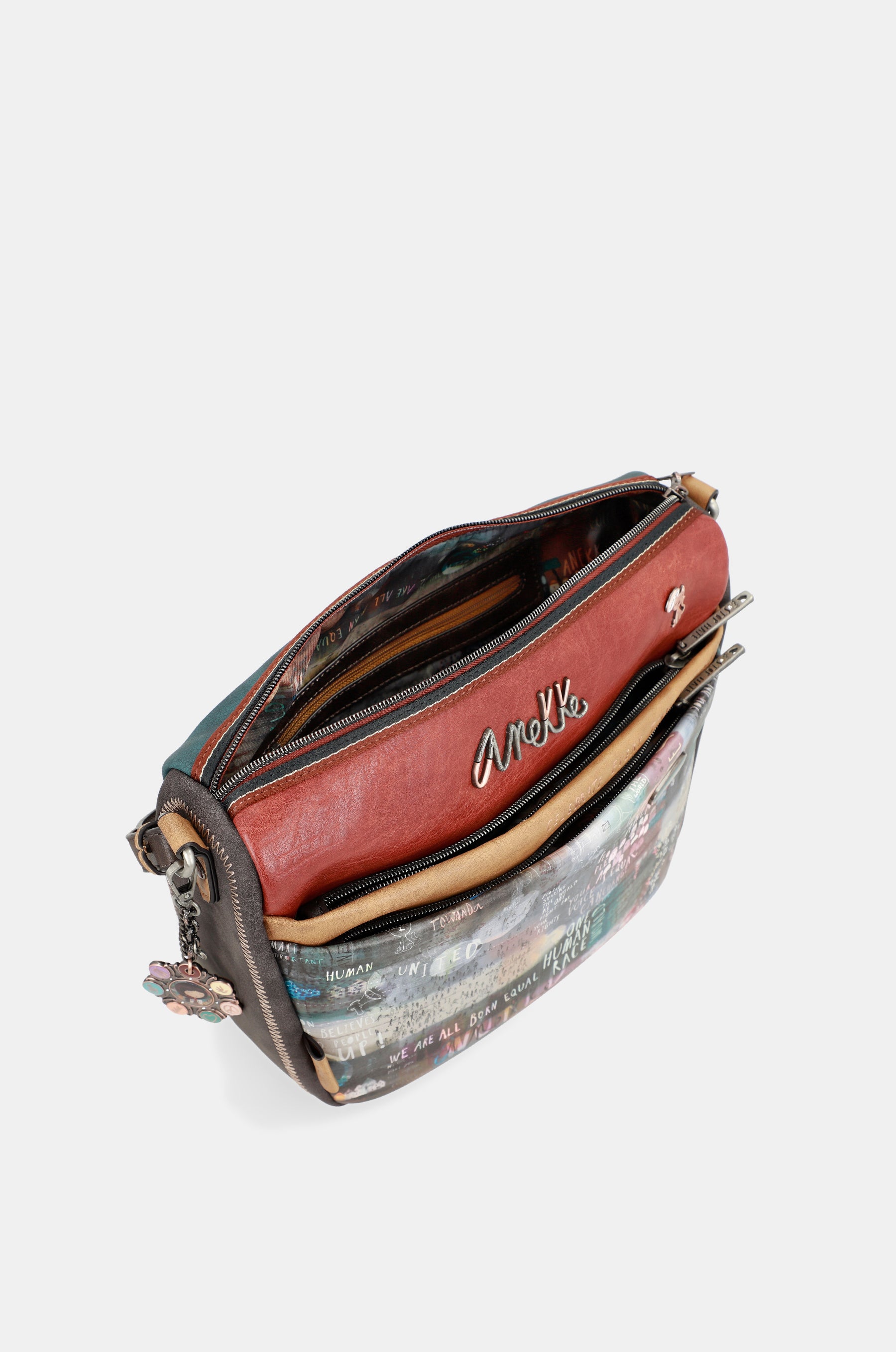 Respect große Umhängetasche mit Taschen