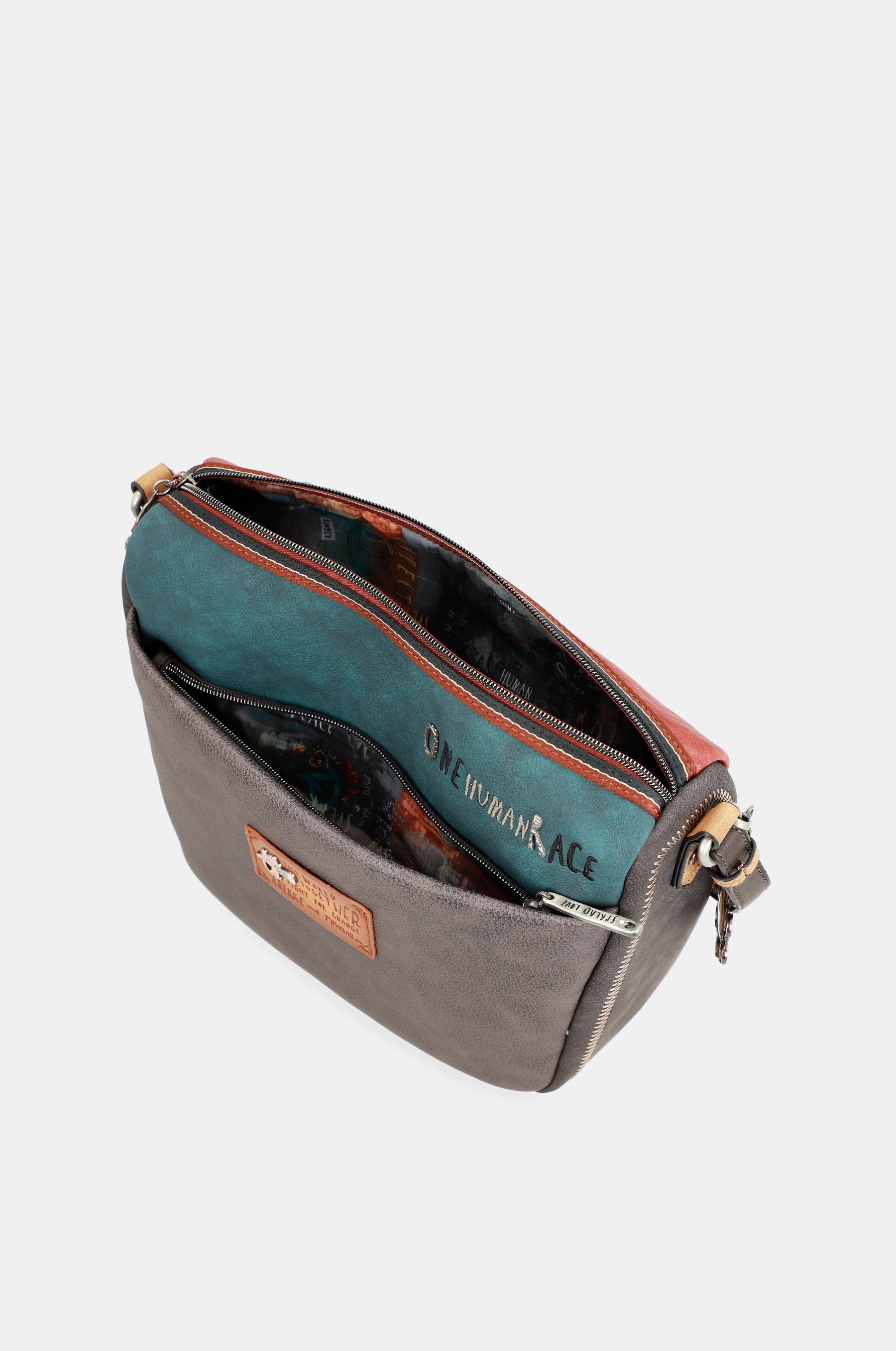 Respect große Umhängetasche mit Taschen