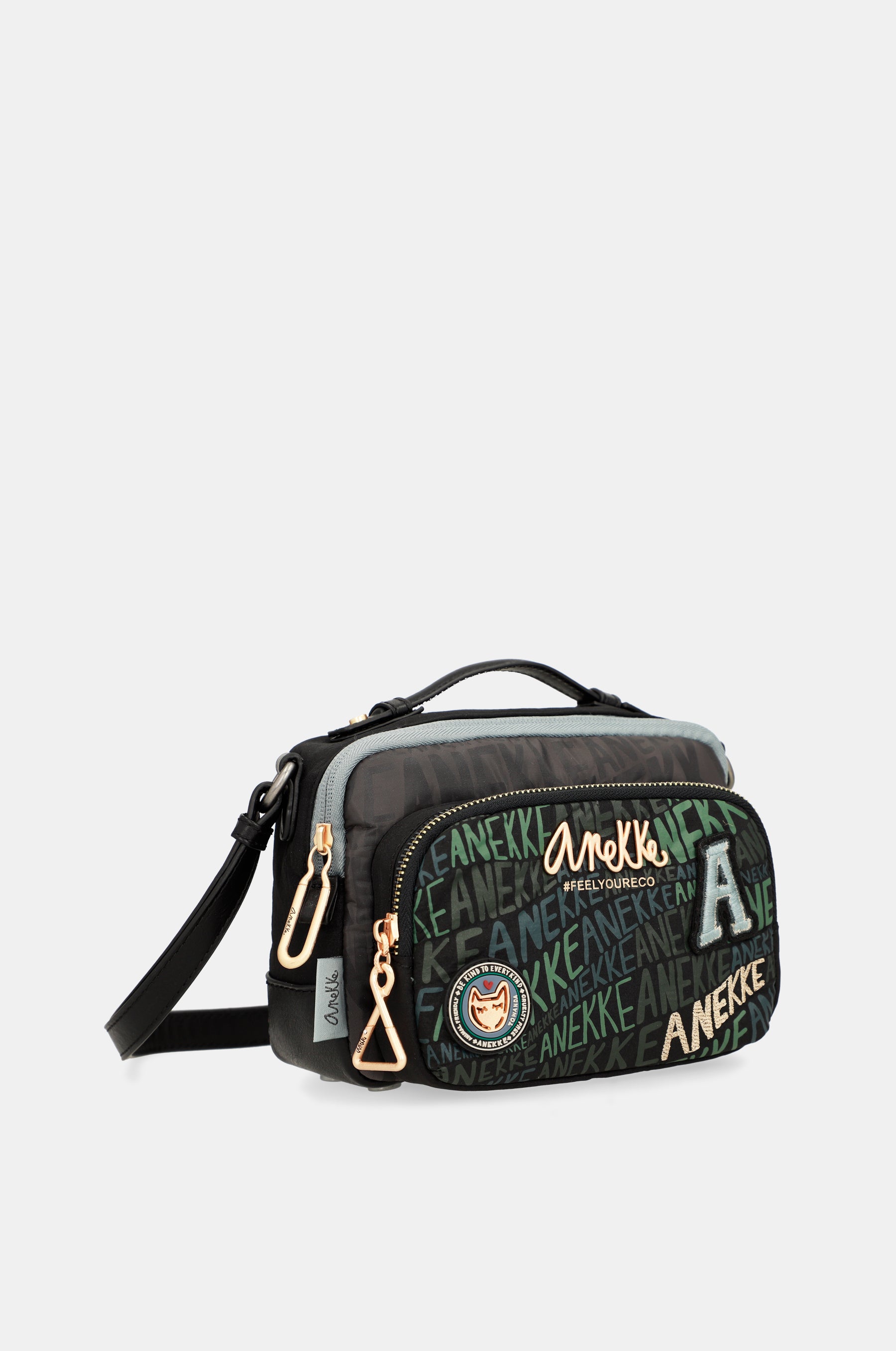 Schultertasche mit „Nature Woods“-Print