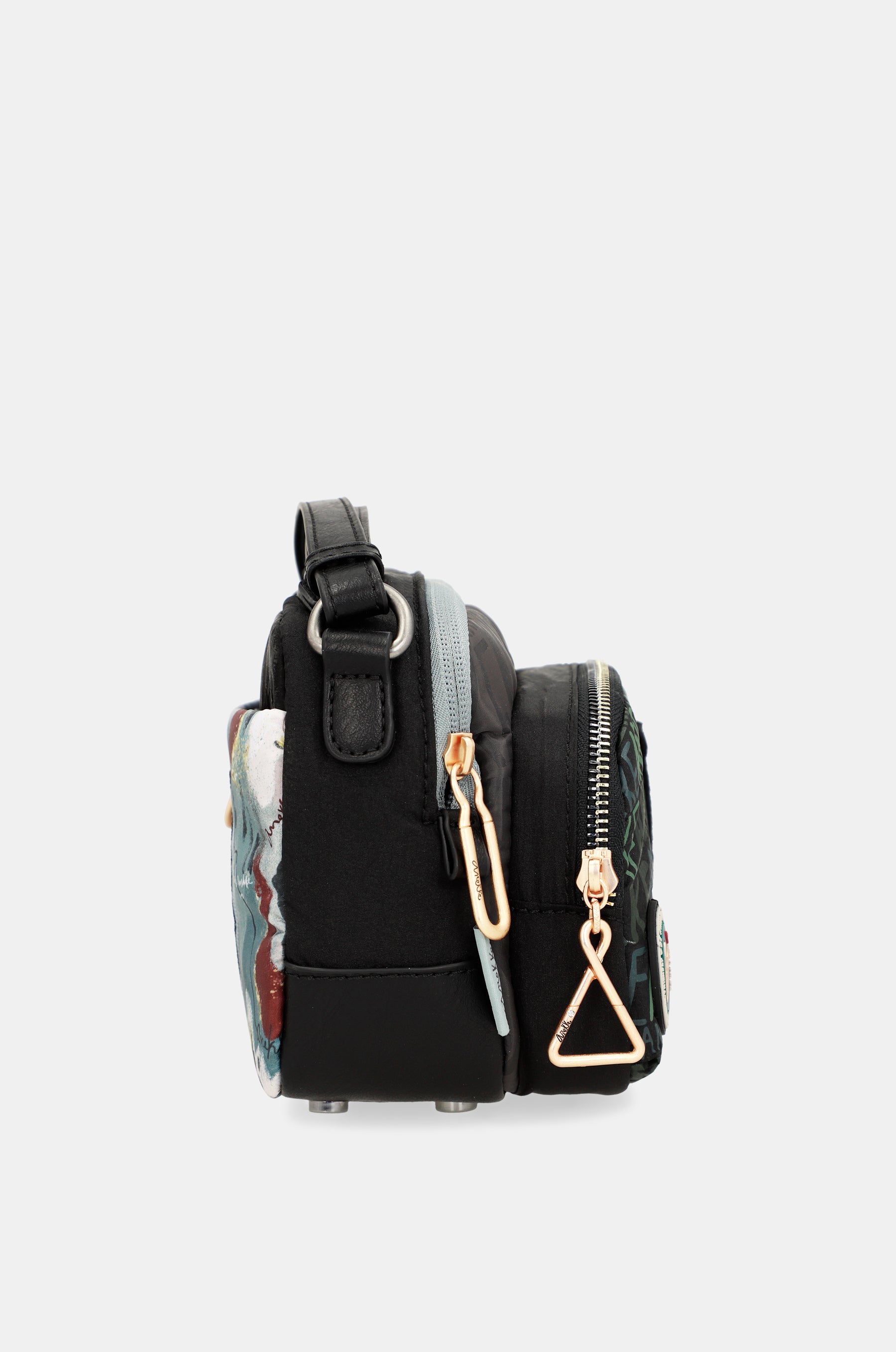 Schultertasche mit „Nature Woods“-Print
