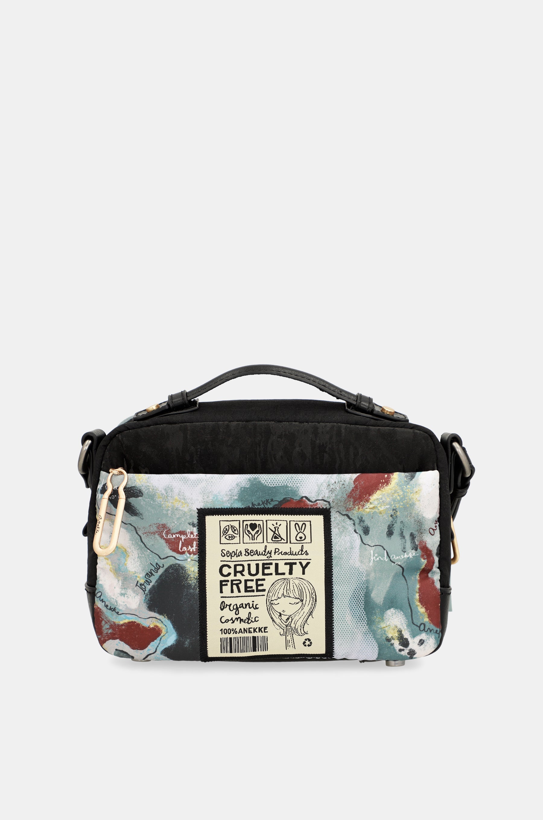 Schultertasche mit „Nature Woods“-Print