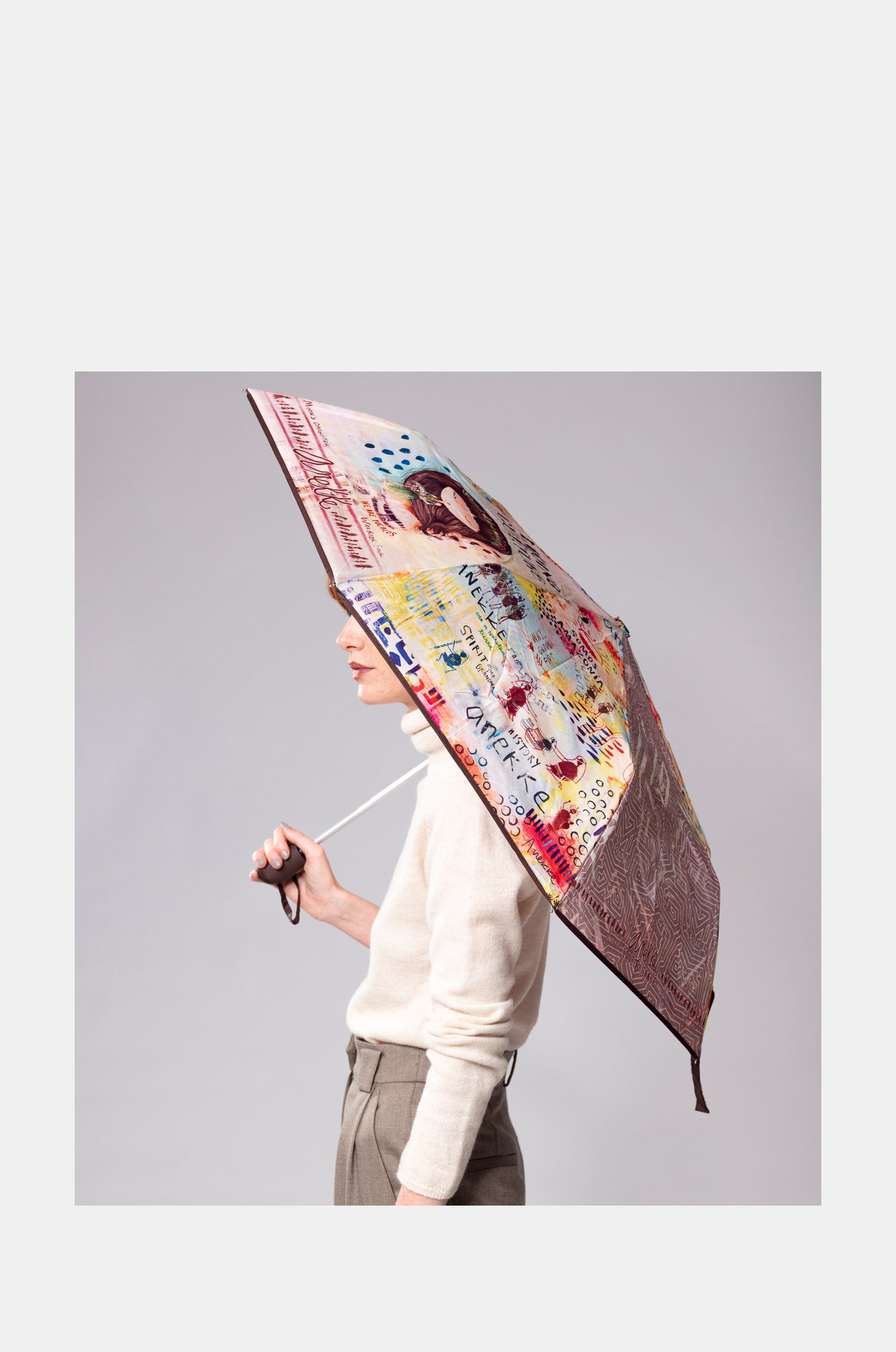 Menire manueller Taschenschirm