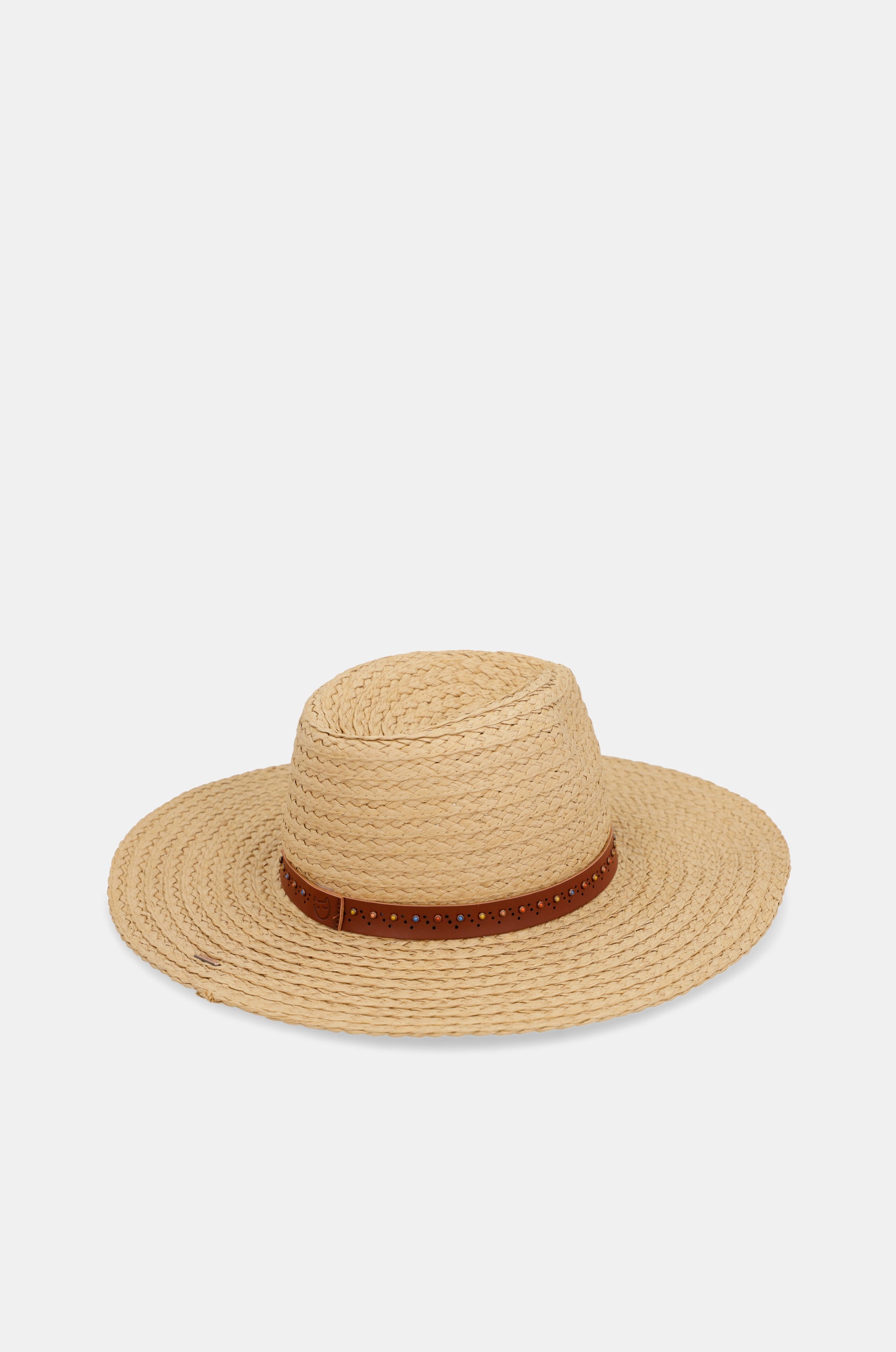 Sombrero rafia tostado
