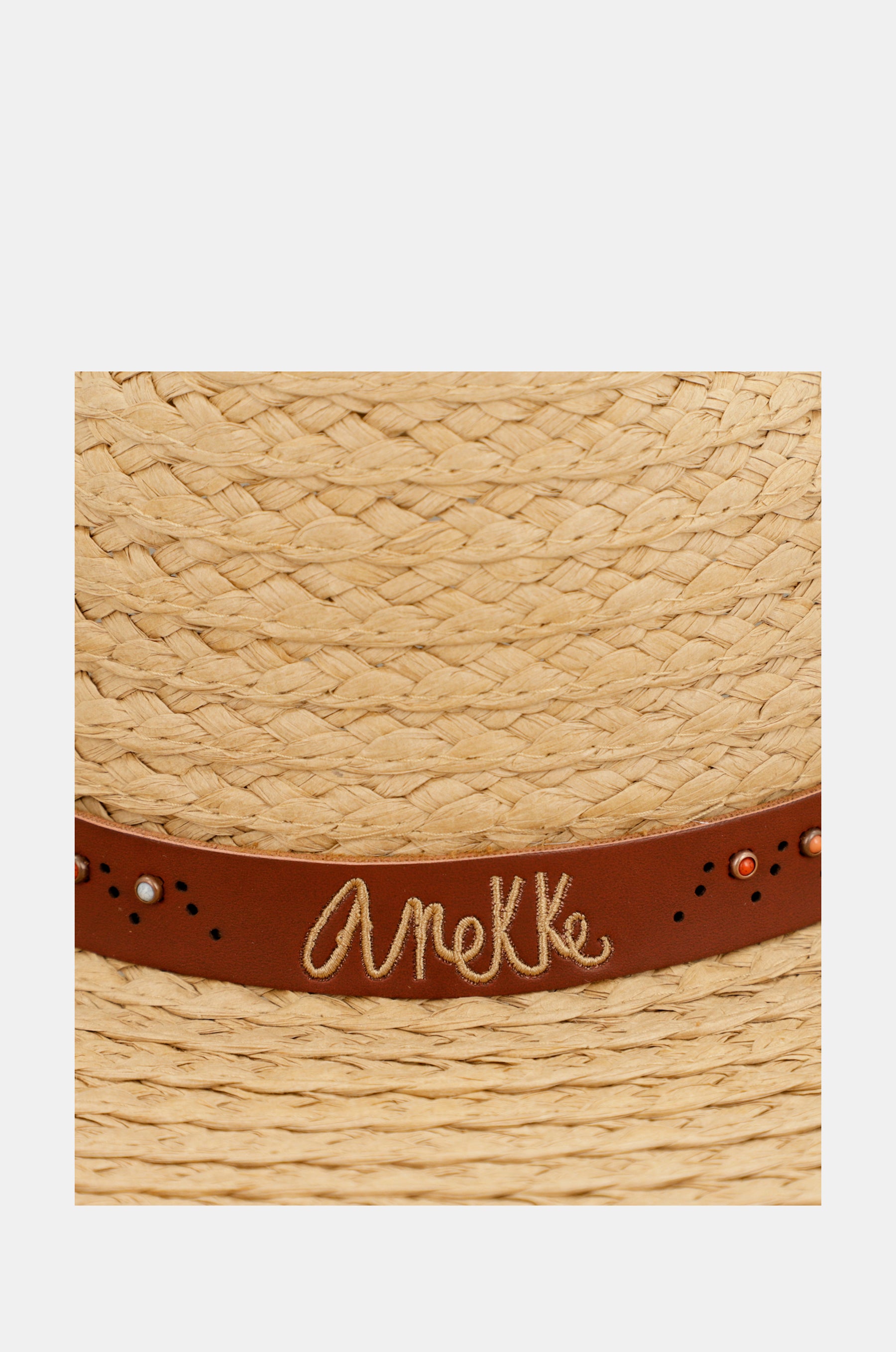 Sombrero rafia tostado