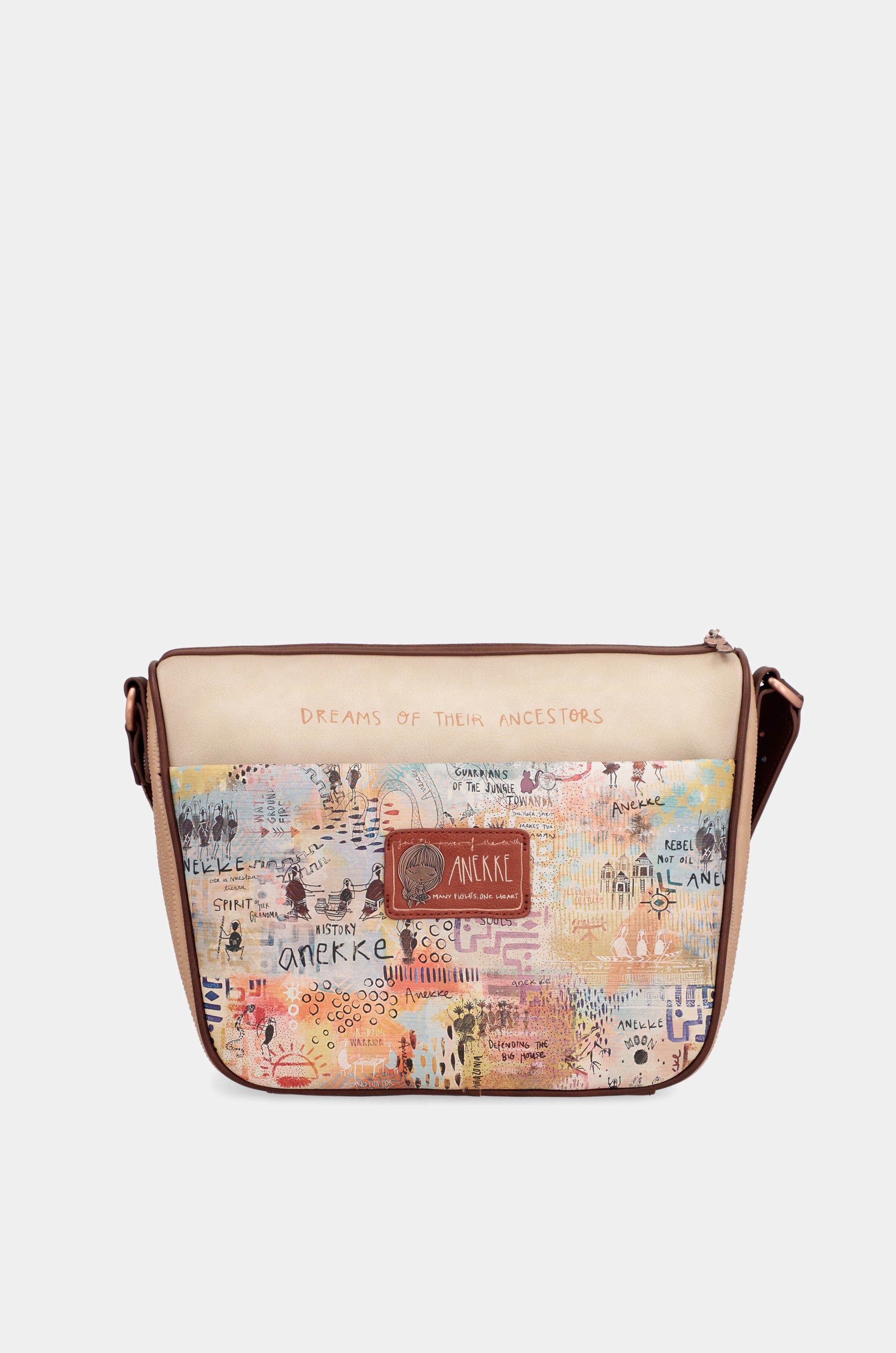 Große Umhängetasche Menire “ mit Taschen