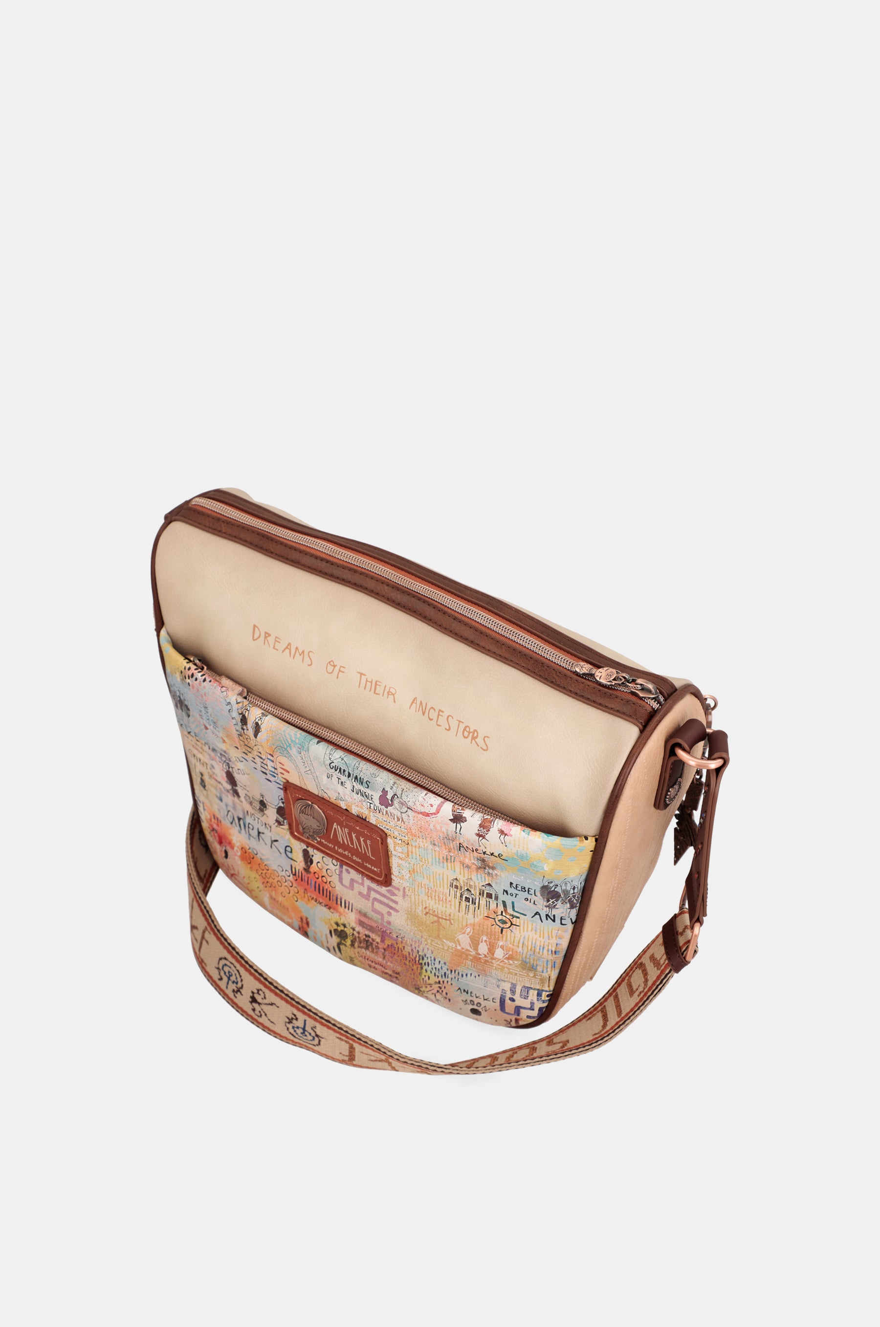 Große Umhängetasche Menire “ mit Taschen