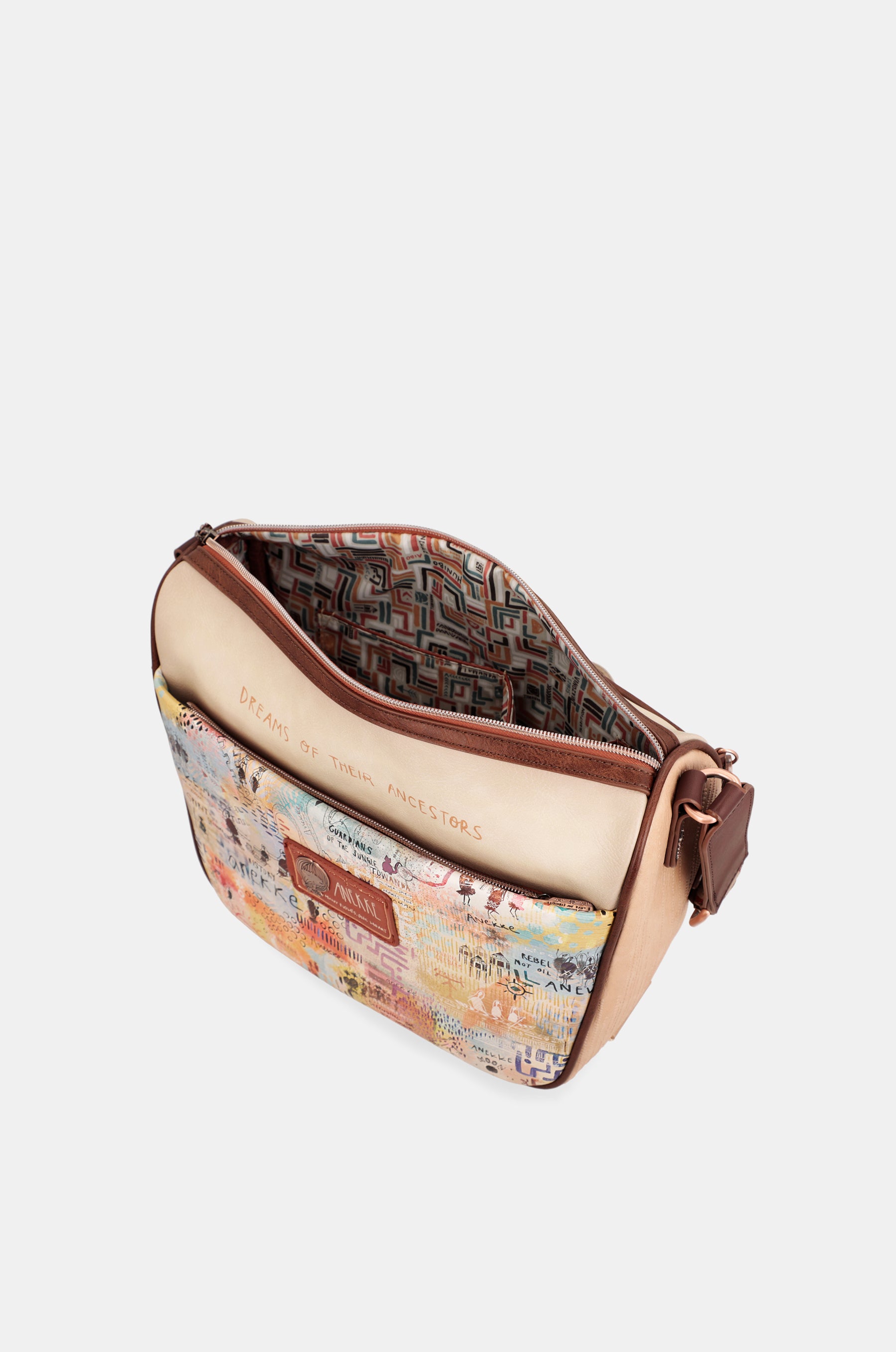 Große Umhängetasche Menire “ mit Taschen