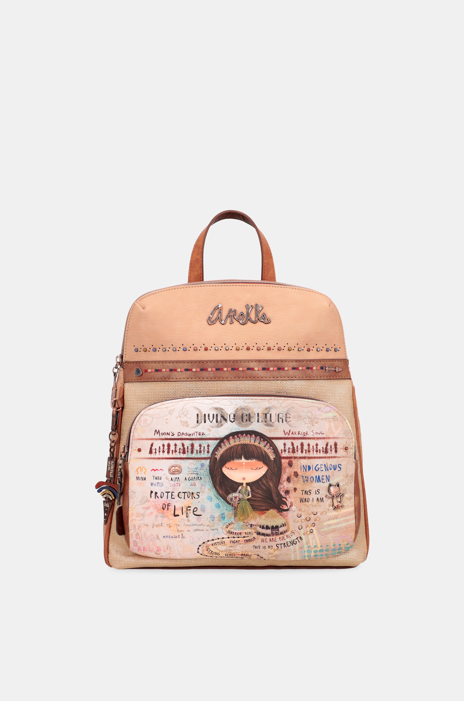 Menire Rucksack für Kinderwagen mit Tasche