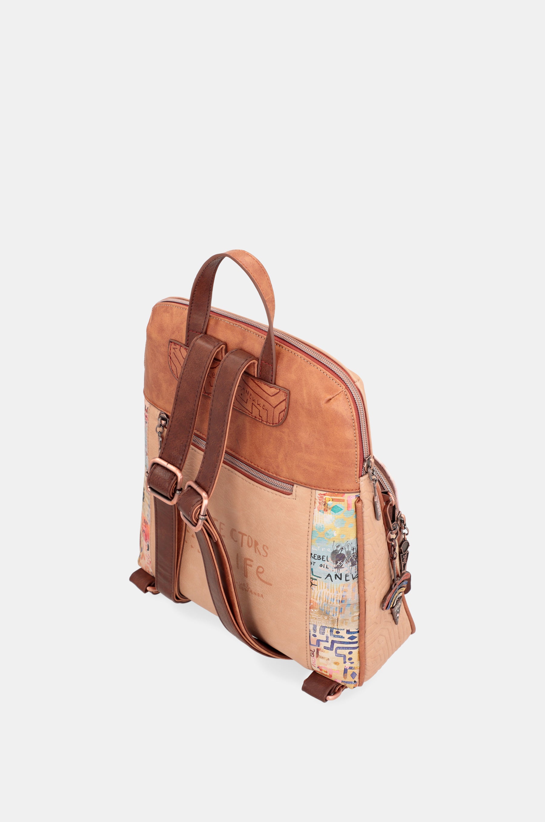 Menire Rucksack für Kinderwagen mit Tasche