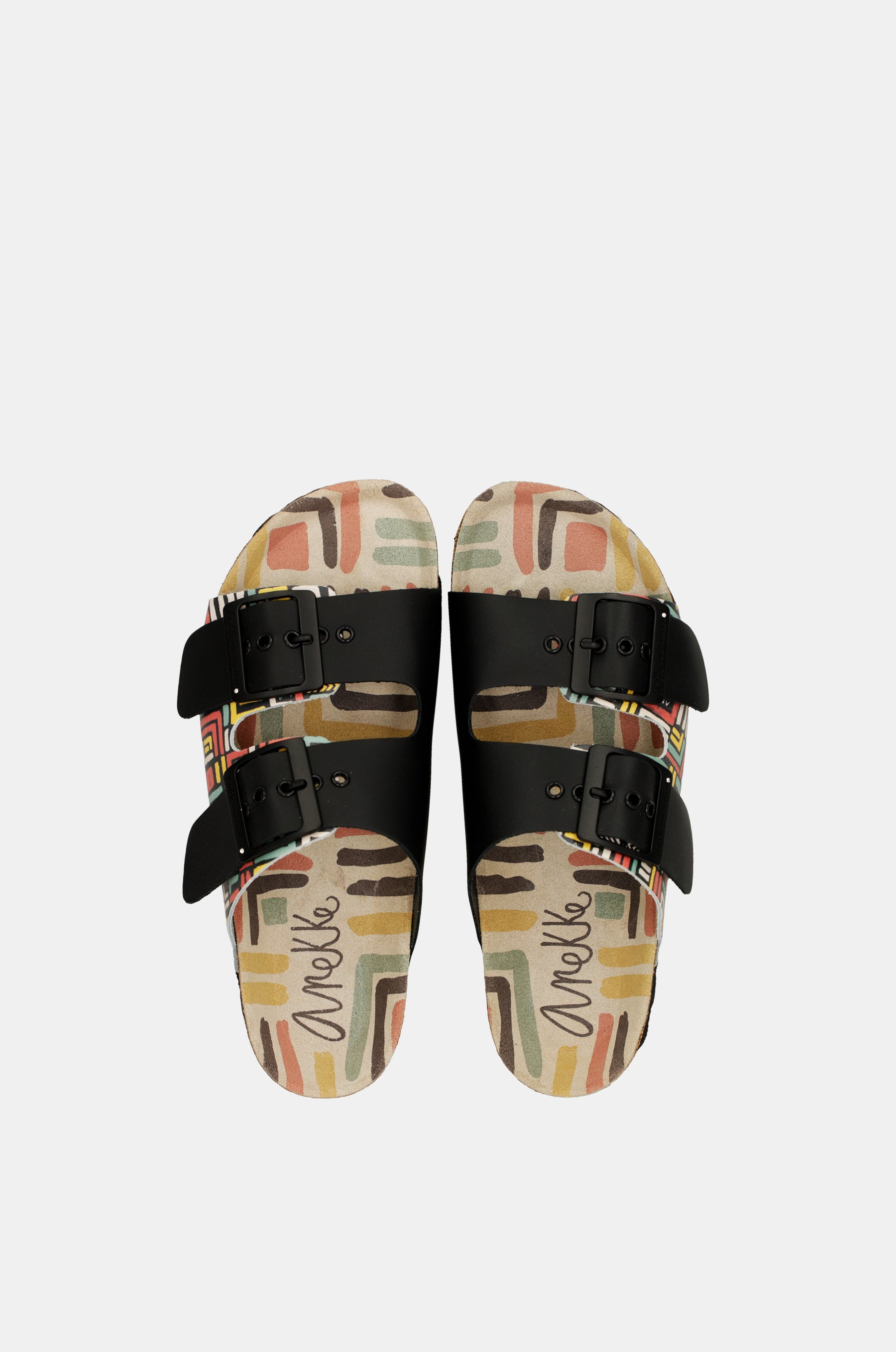 Kene schwarze Bio-Sandalen für Damen