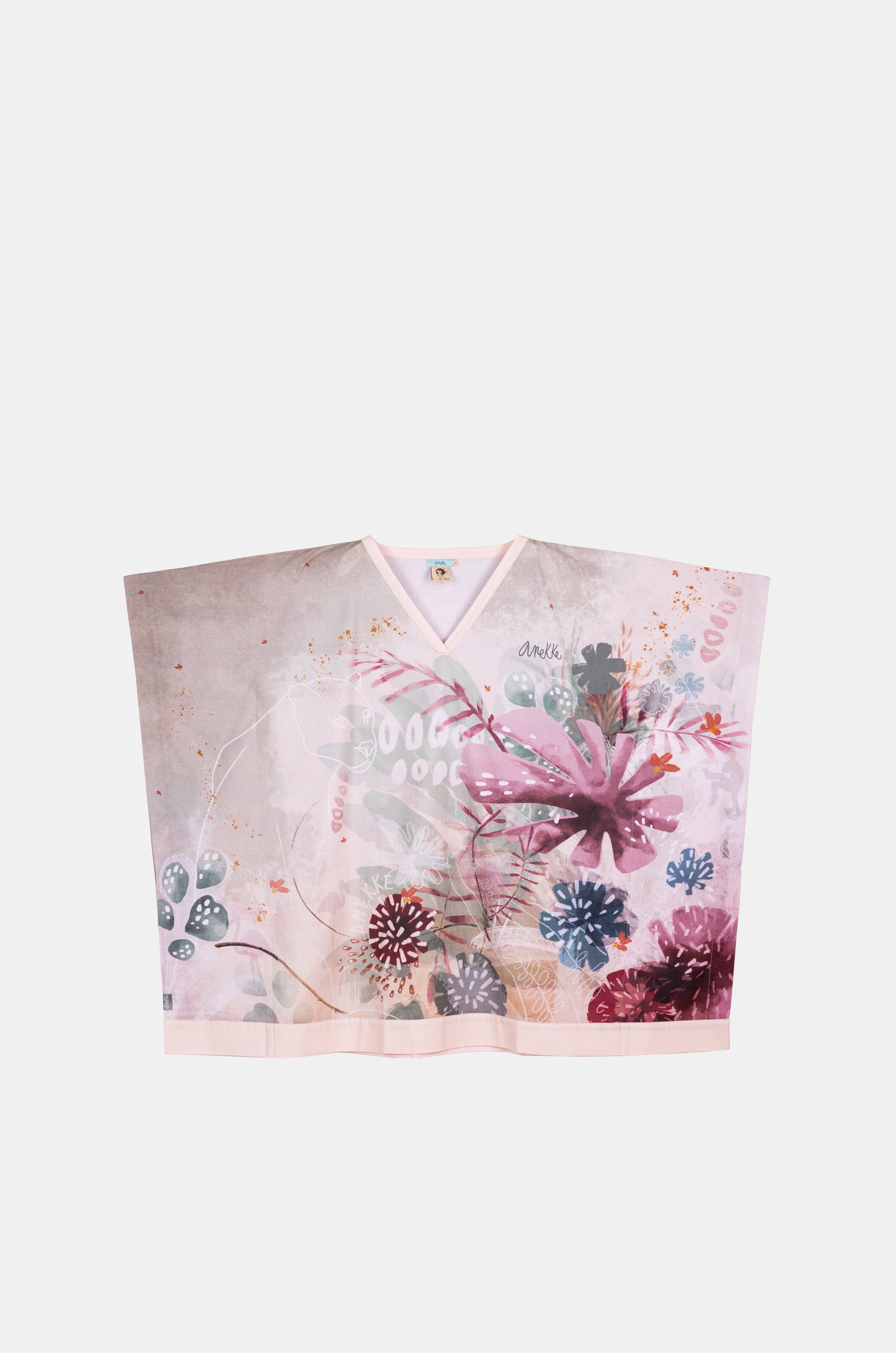 Caftán estampado Amazonia