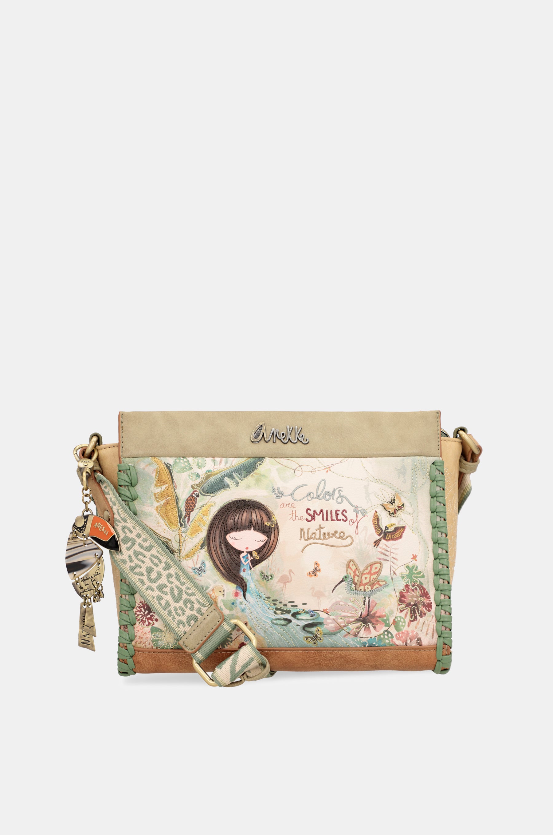 Umhängetasche mit Amazonia -Print Anekke