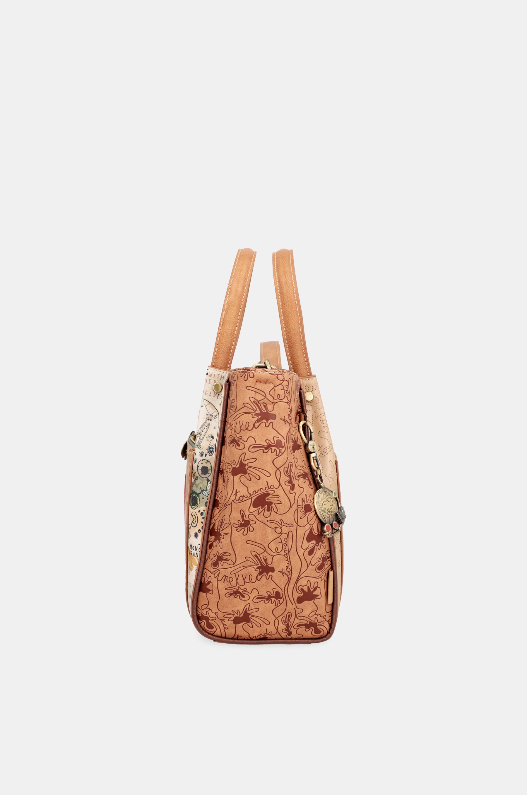 Schultertasche Butterfly -Print