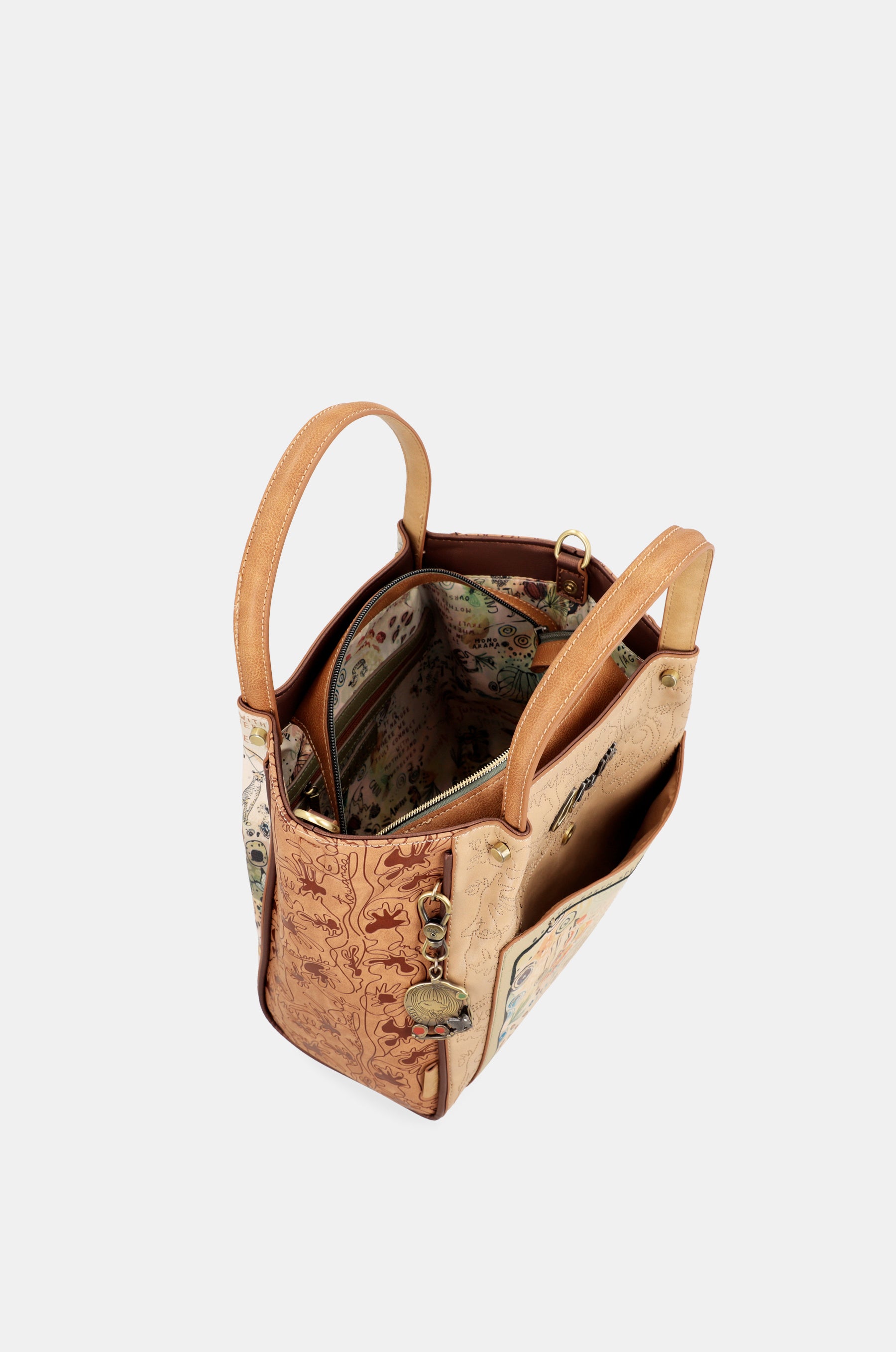 Schultertasche Butterfly -Print