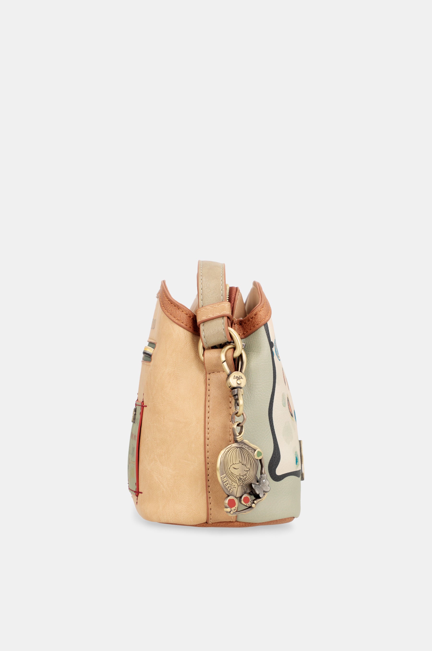 Butterfly -Umhängetasche mit drei Fächern