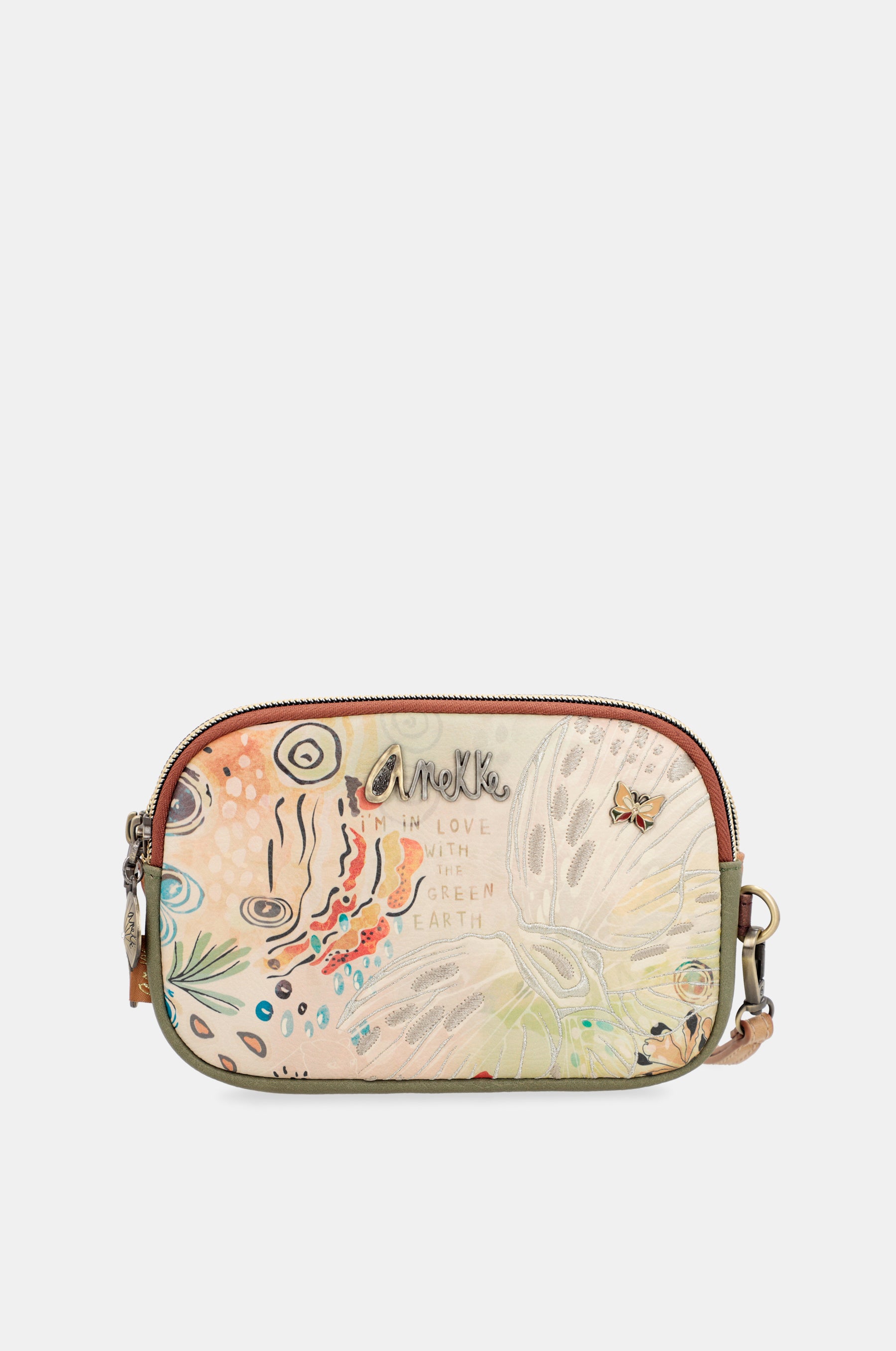 Butterfly mit Schmetterlings-Print und Doppelfach