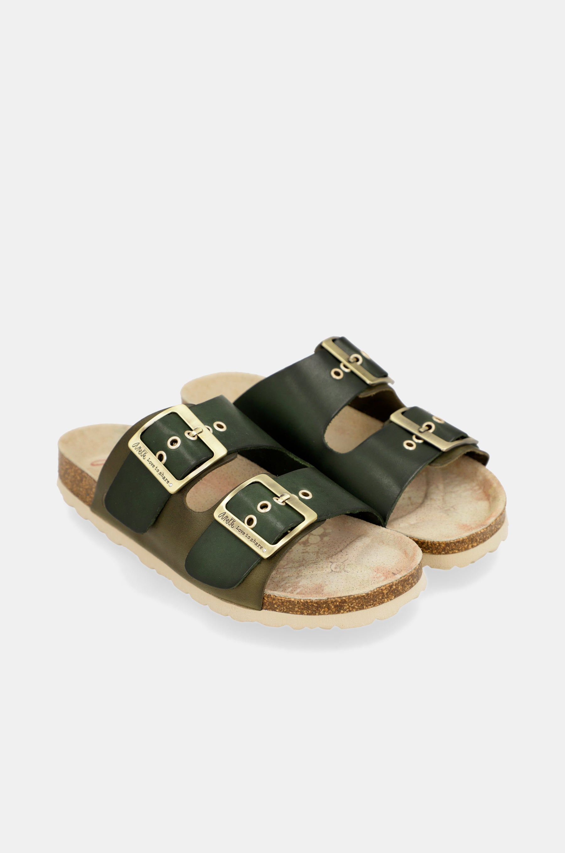 Sandalias bio de mujer verdes Amazonia