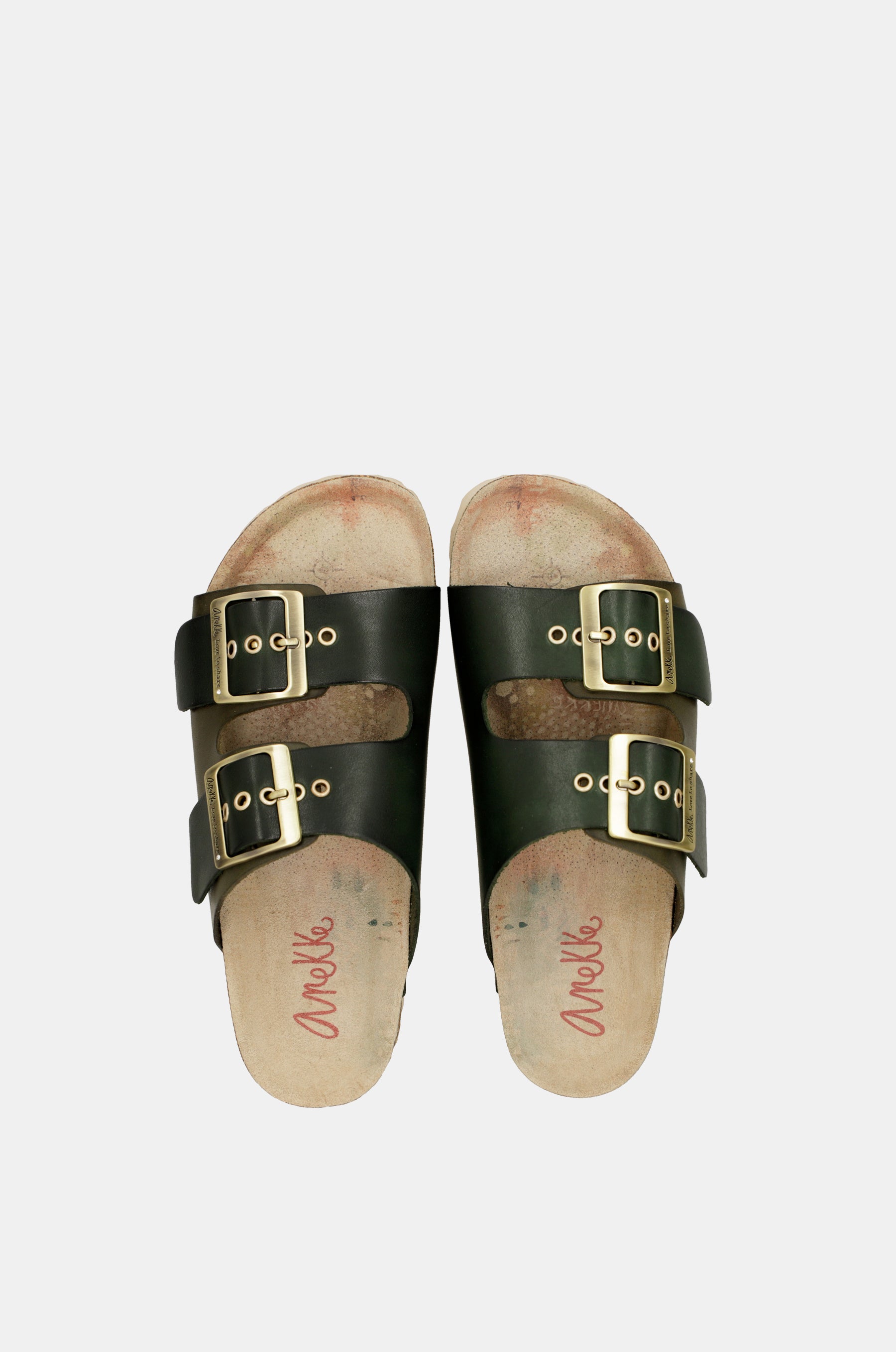 Sandalias bio de mujer verdes Amazonia